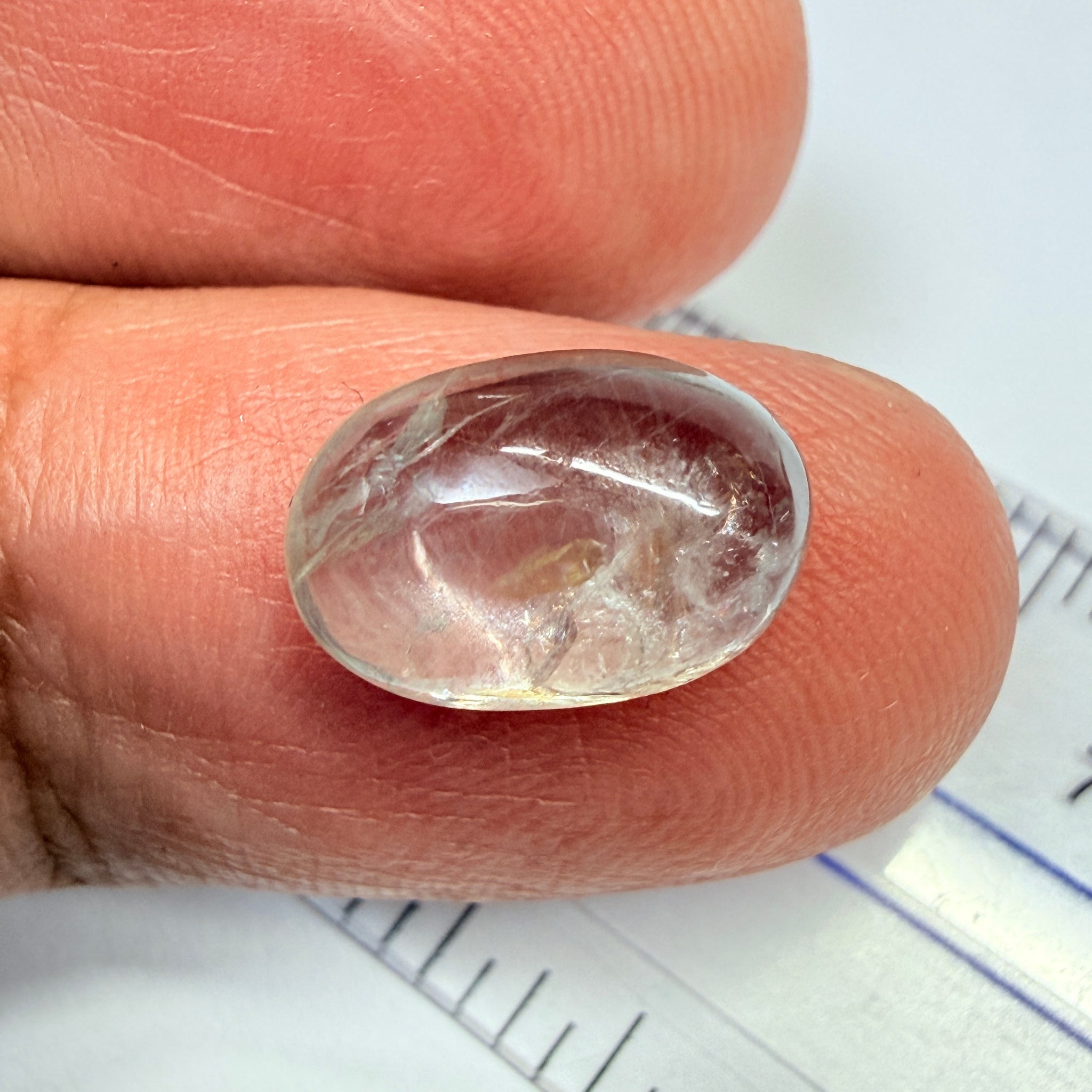 Sapphire Cabochon, 6.30ct, Umba Valley, Tanzania, Untreated Unheated, 11.6x8x5.8mm