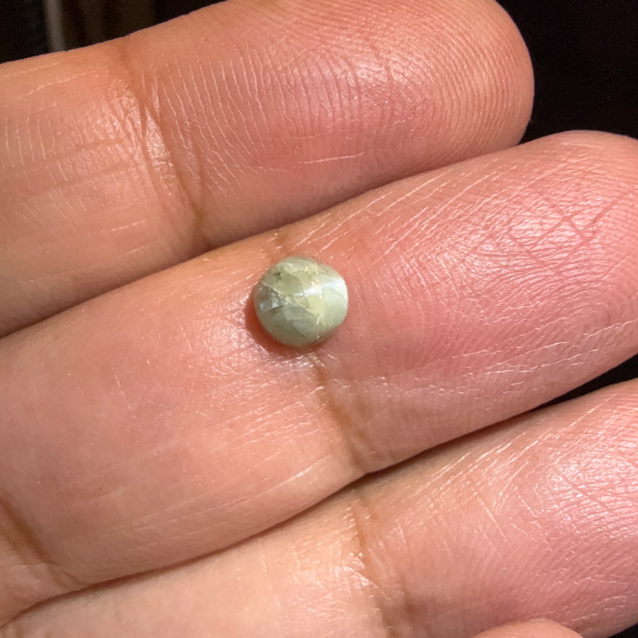 Cats-Eye Alexandrite (very slight partial cats-eye effect), 0.97ct, Manyara, Tanzania, Untreated Unheated