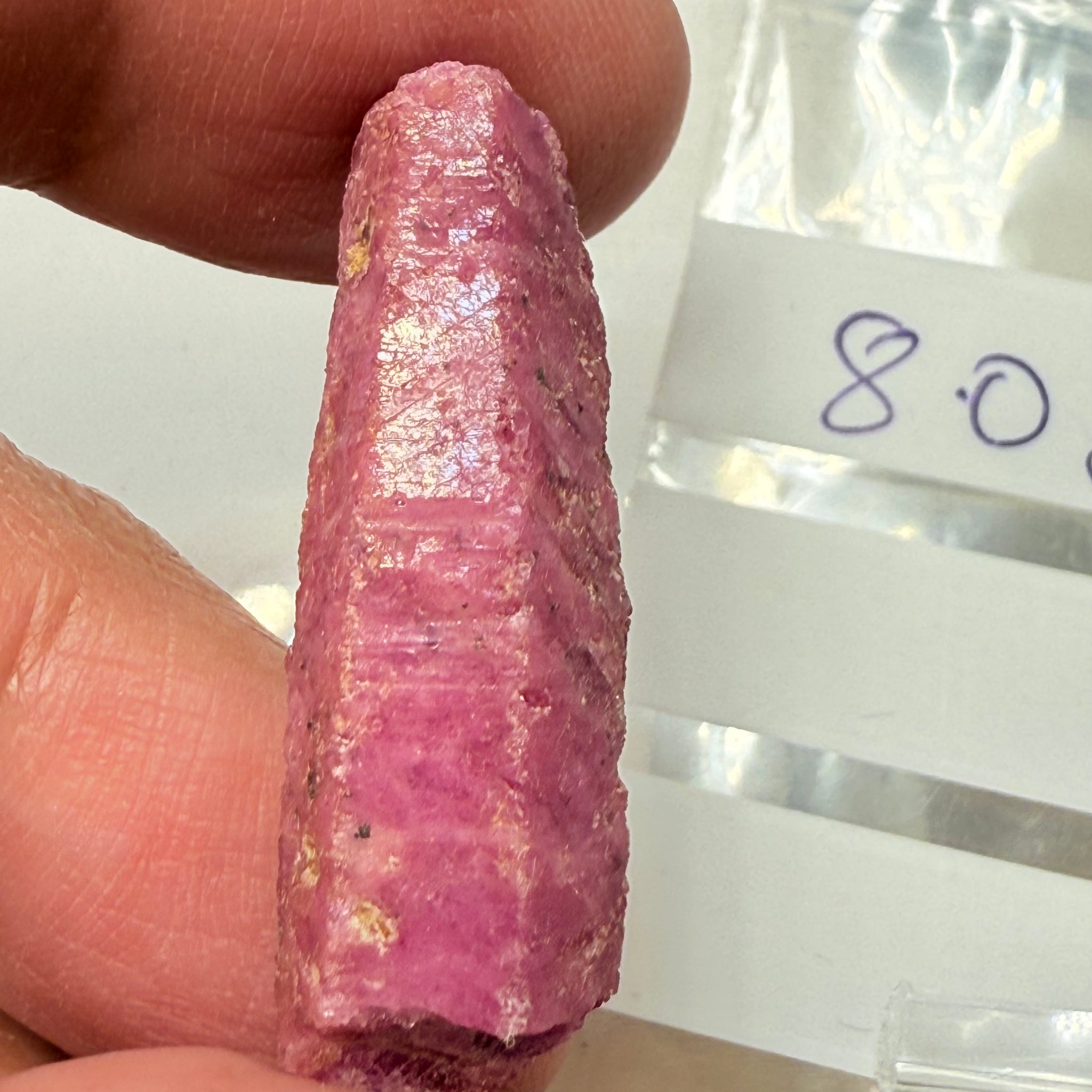 Sapphire Crystal, 8.00gm, Dodoma, Tanzania, Untreated Unheated