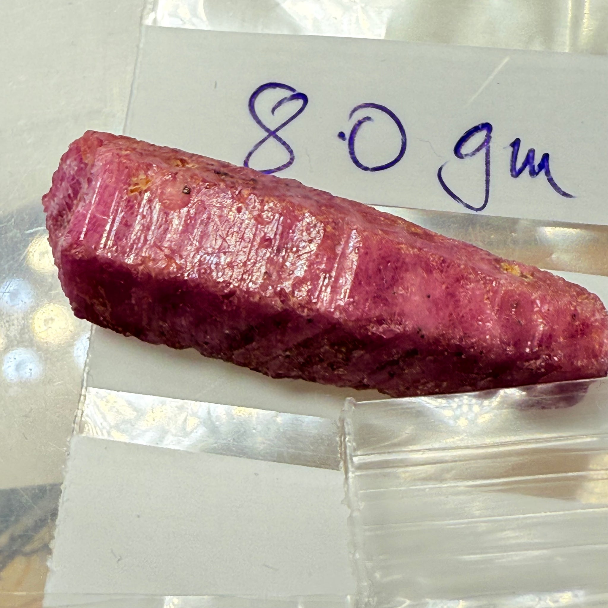 Sapphire Crystal, 8.00gm, Dodoma, Tanzania, Untreated Unheated