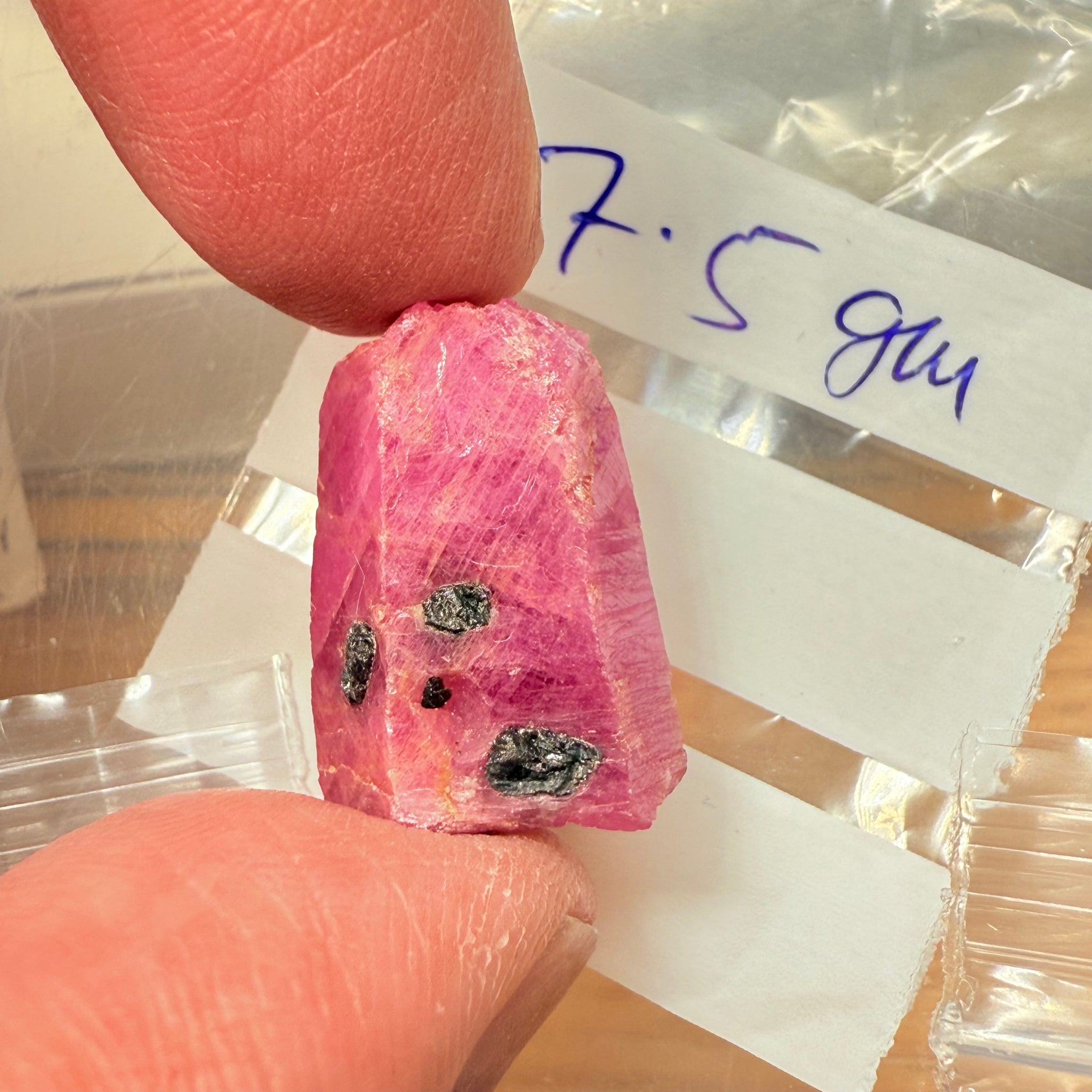 Sapphire Crystal, 7.50gm, Dodoma, Tanzania, Untreated Unheated