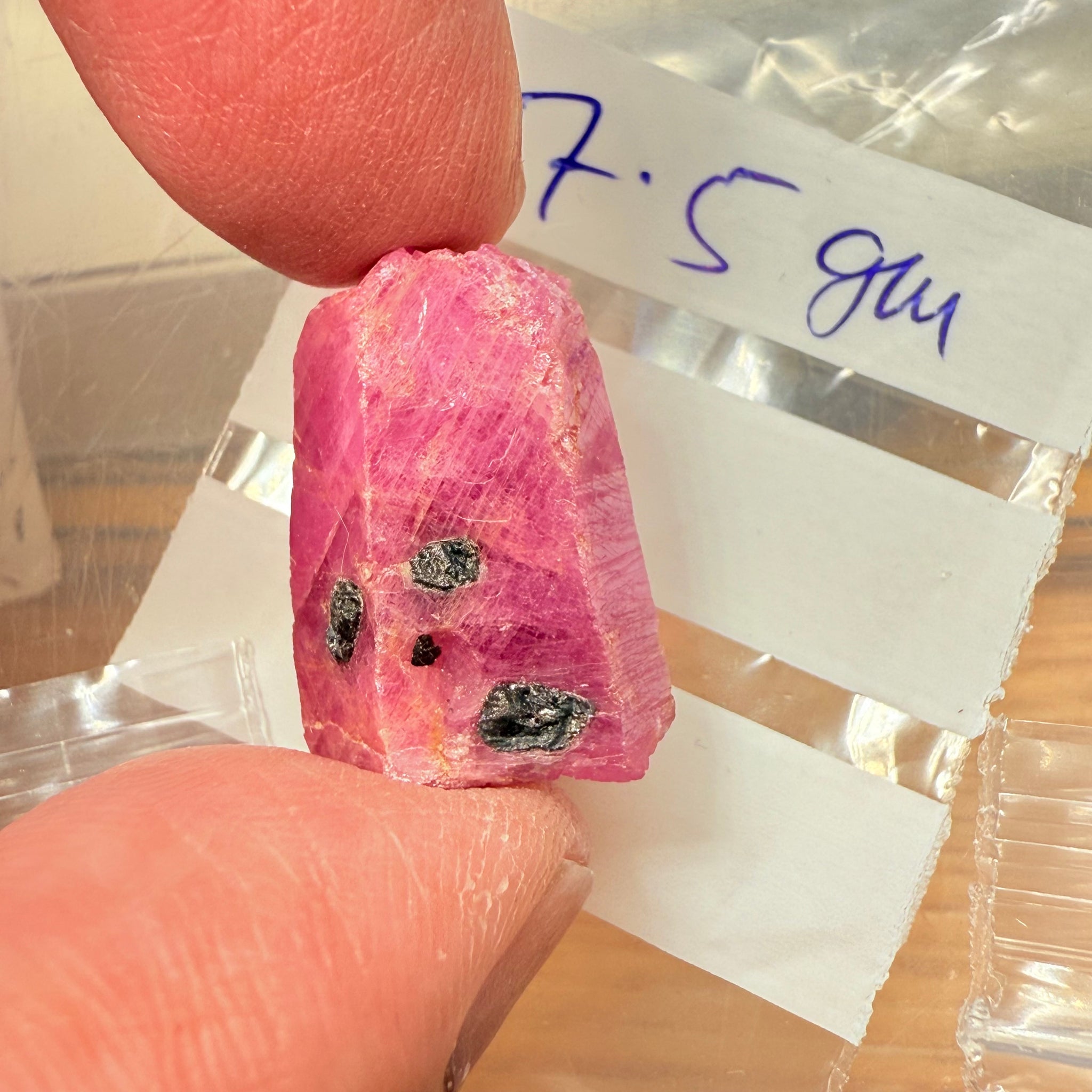 Sapphire Crystal, 7.50gm, Dodoma, Tanzania, Untreated Unheated