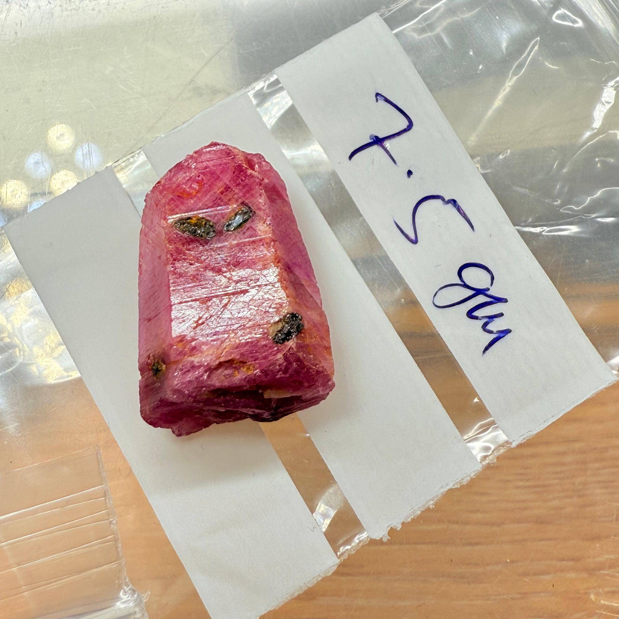 Sapphire Crystal, 7.50gm, Dodoma, Tanzania, Untreated Unheated