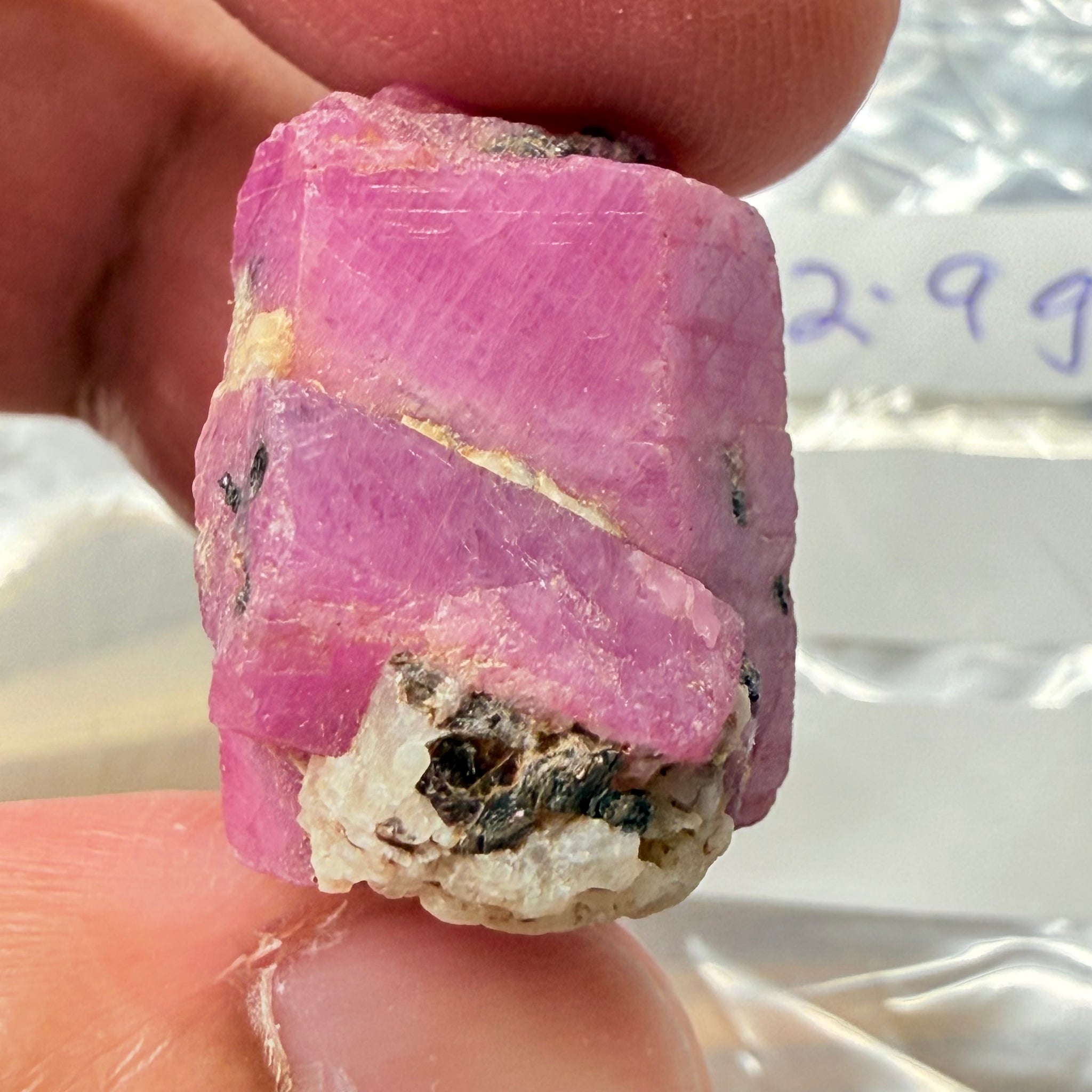 Sapphire Crystal, 12.90gm, Dodoma, Tanzania, Untreated Unheated