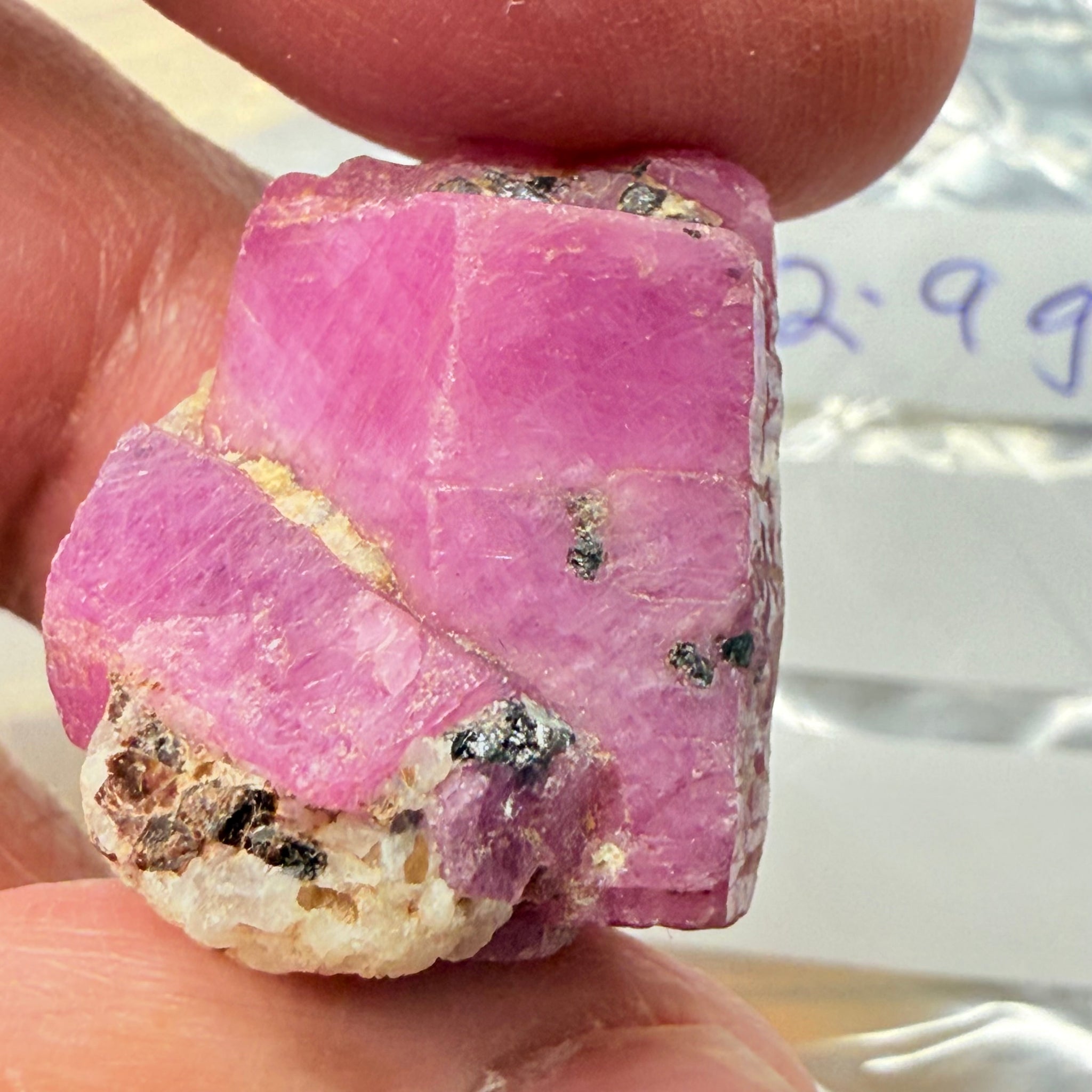 Sapphire Crystal, 12.90gm, Dodoma, Tanzania, Untreated Unheated