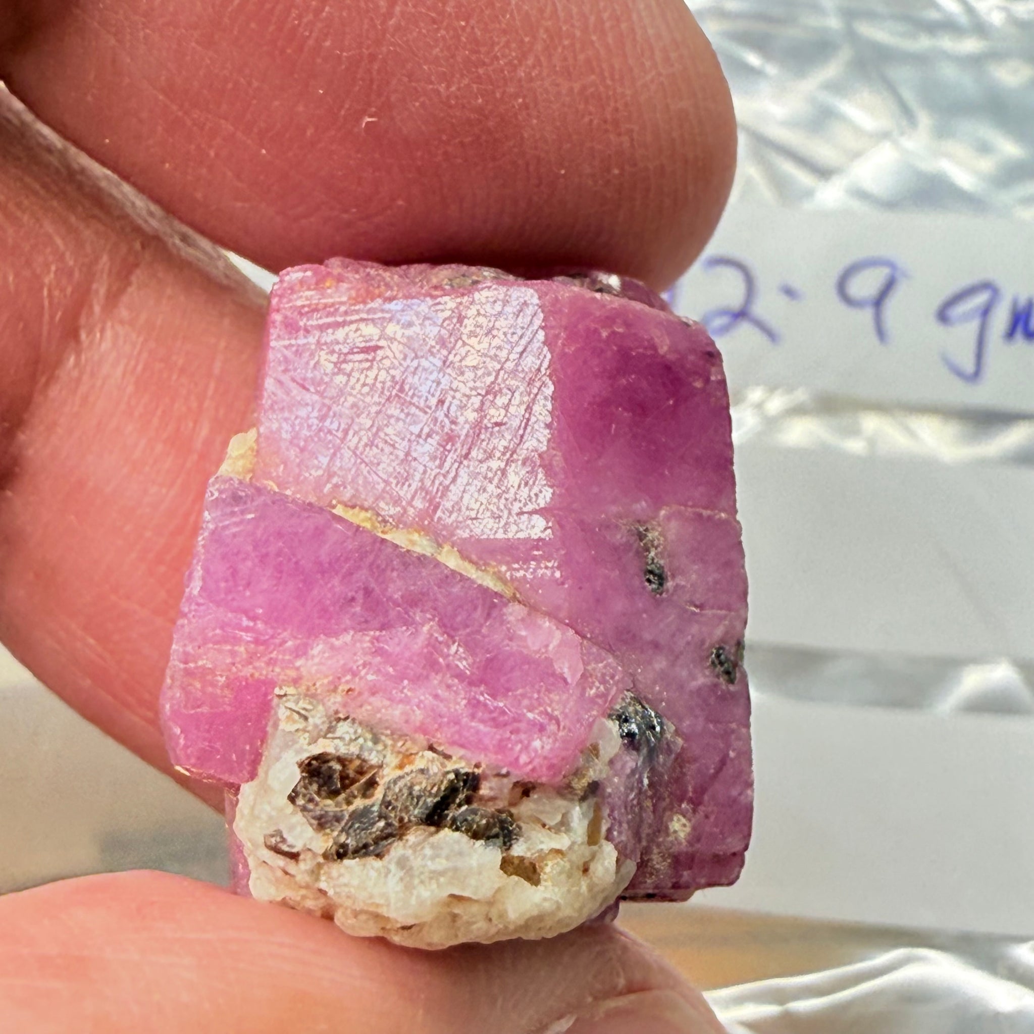 Sapphire Crystal, 12.90gm, Dodoma, Tanzania, Untreated Unheated