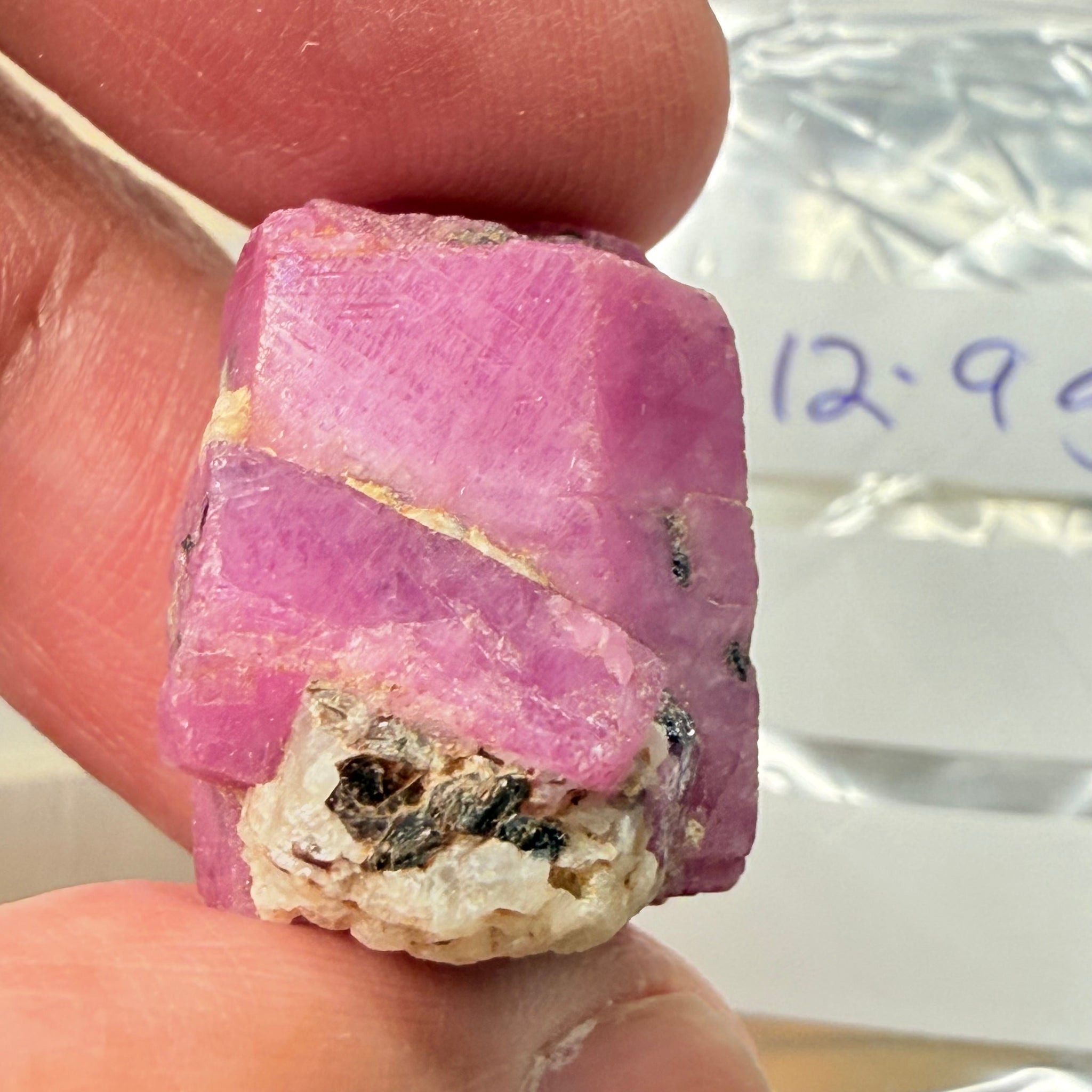 Sapphire Crystal, 12.90gm, Dodoma, Tanzania, Untreated Unheated