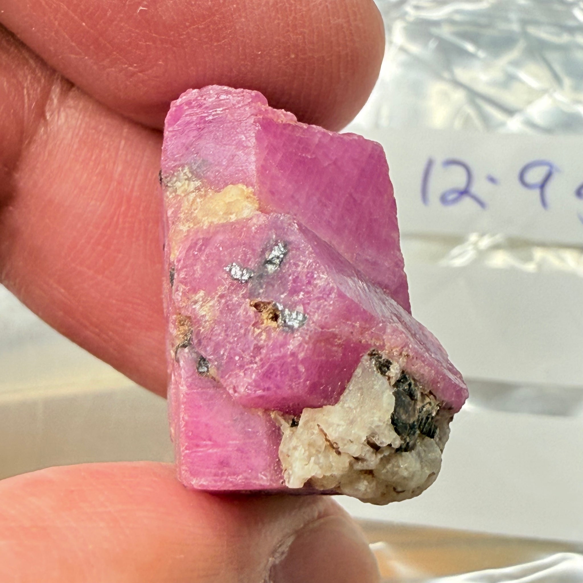 Sapphire Crystal, 12.90gm, Dodoma, Tanzania, Untreated Unheated