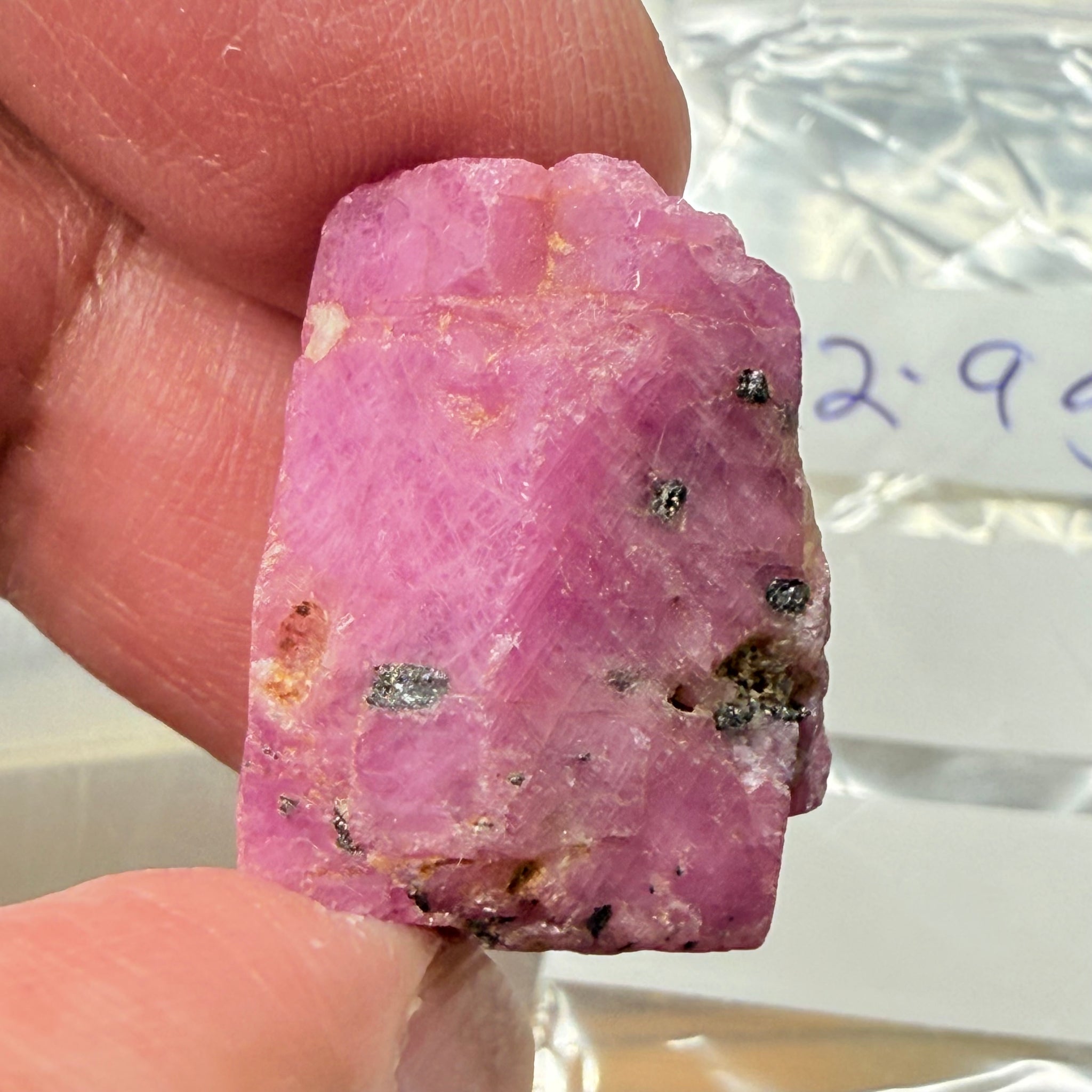 Sapphire Crystal, 12.90gm, Dodoma, Tanzania, Untreated Unheated