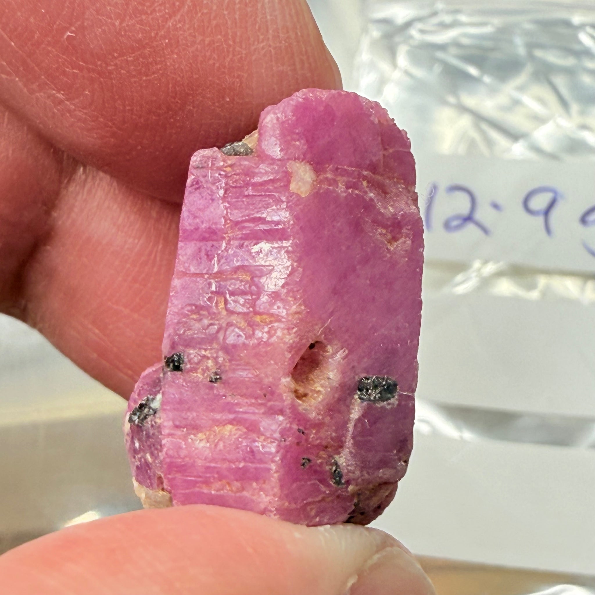 Sapphire Crystal, 12.90gm, Dodoma, Tanzania, Untreated Unheated