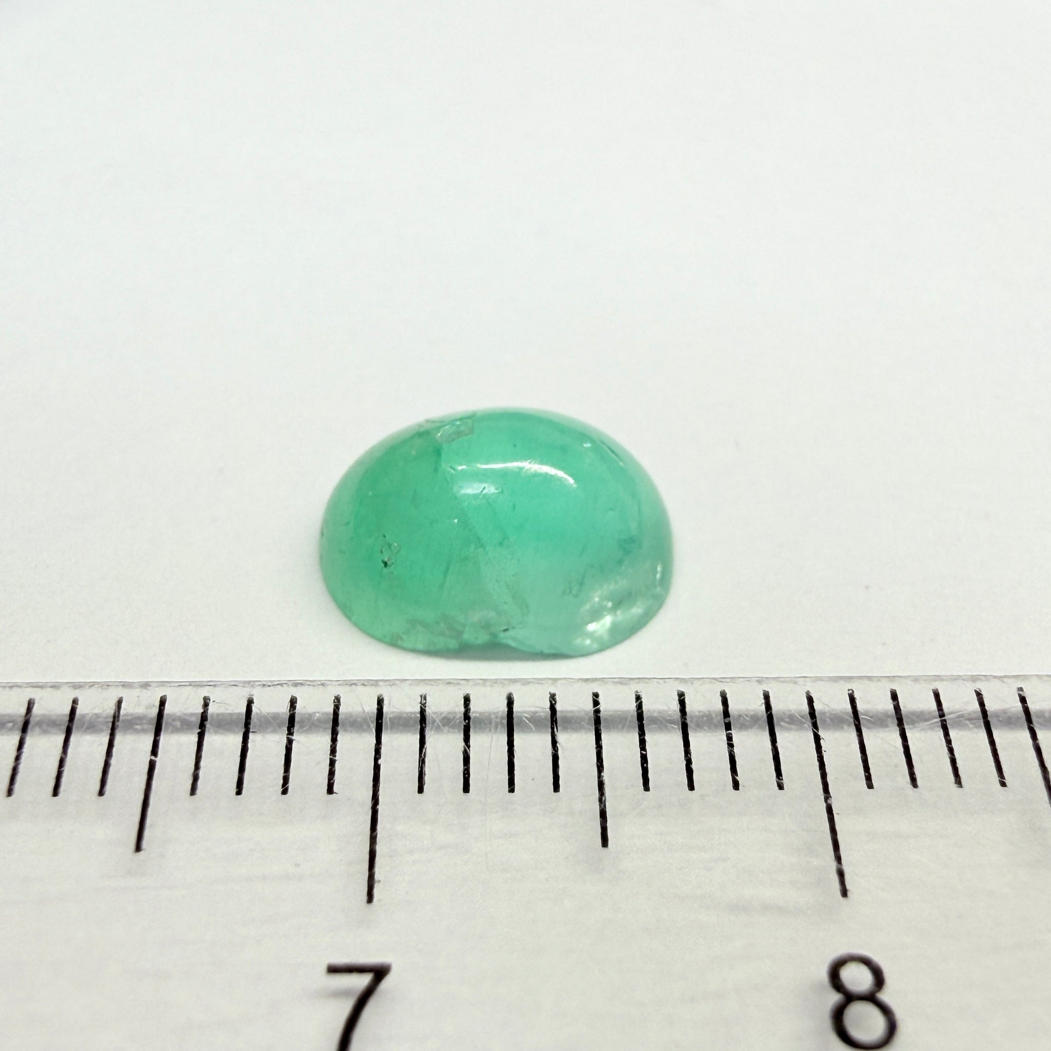 Tanzanian Emerald, 2.03ct, NO OIL, Untreated Unheated, slight chip at the bottom, circled
