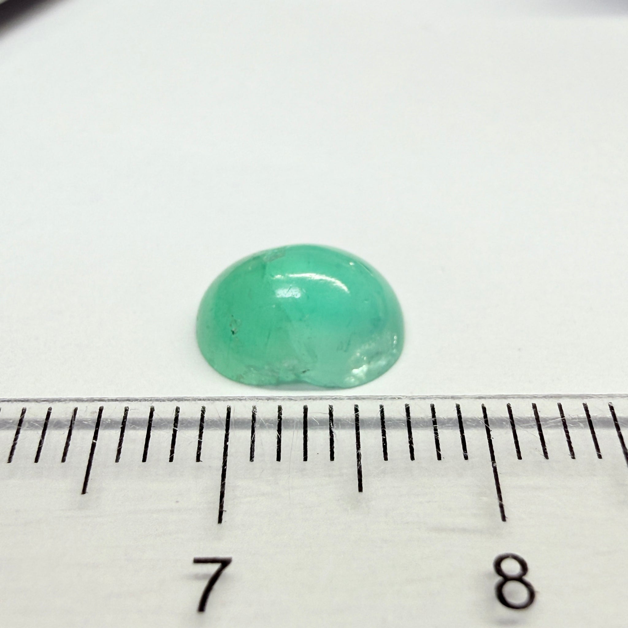 Tanzanian Emerald, 2.03ct, NO OIL, Untreated Unheated, slight chip at the bottom, circled