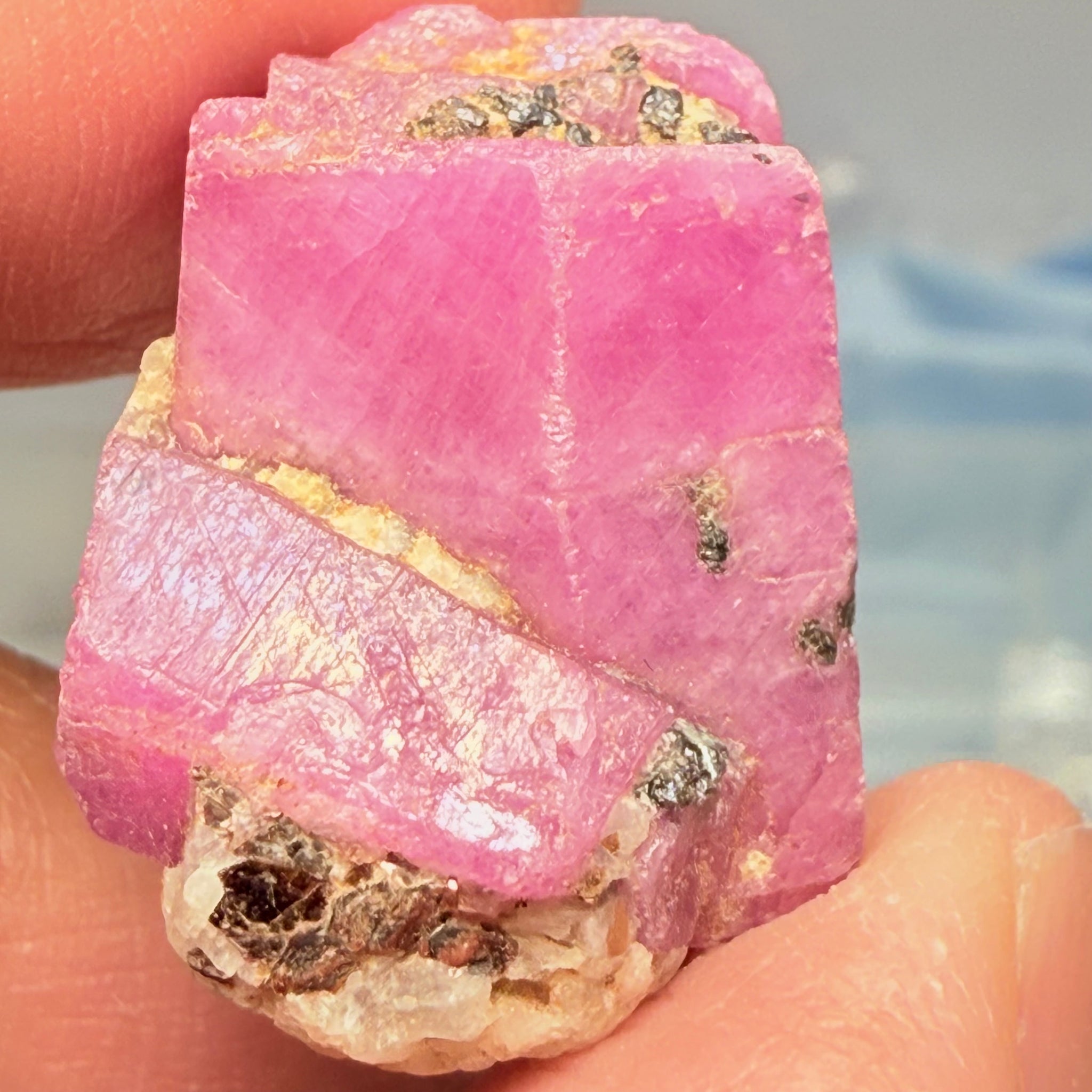 Sapphire Crystal, 12.90gm, Dodoma, Tanzania, Untreated Unheated