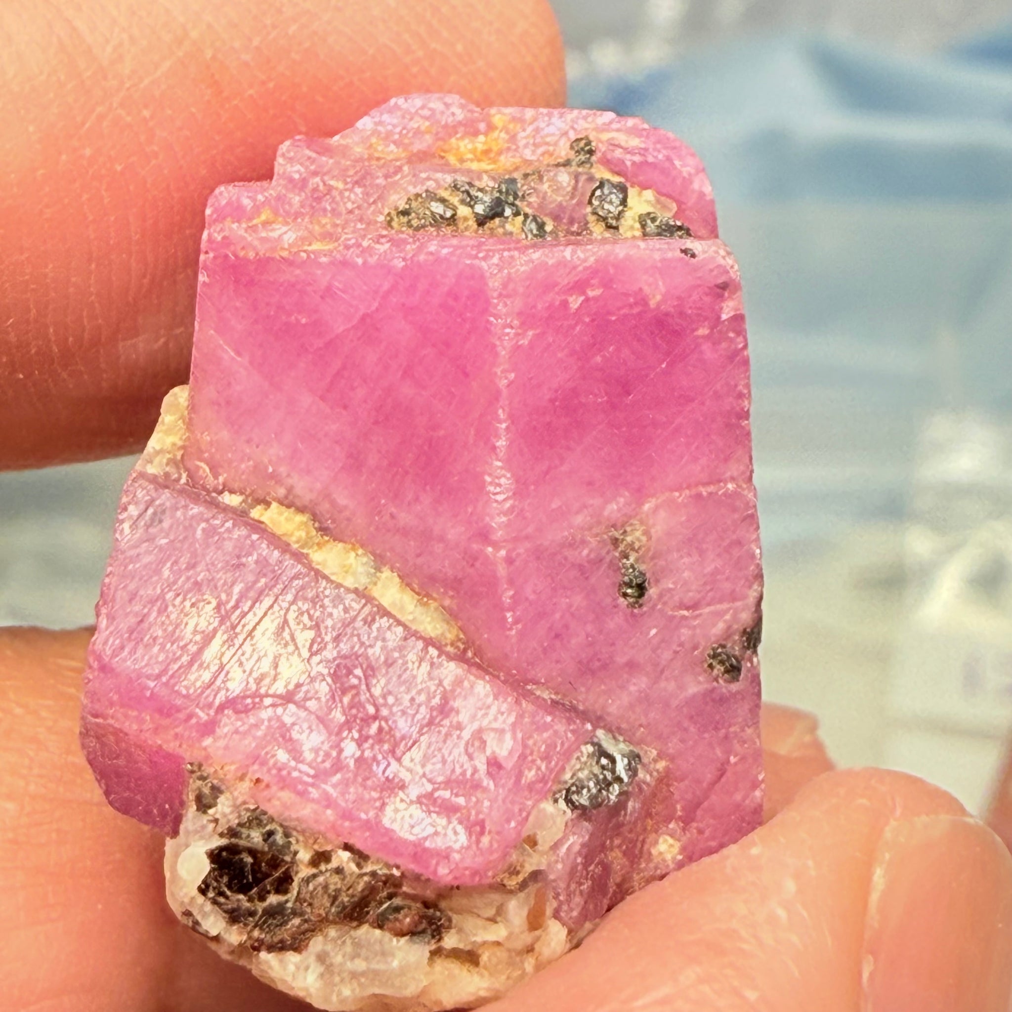 Sapphire Crystal, 12.90gm, Dodoma, Tanzania, Untreated Unheated