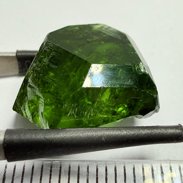 Chrome Tourmaline Crystal, 21.78ct, Landanai, Tanzania, Untreated Unheated