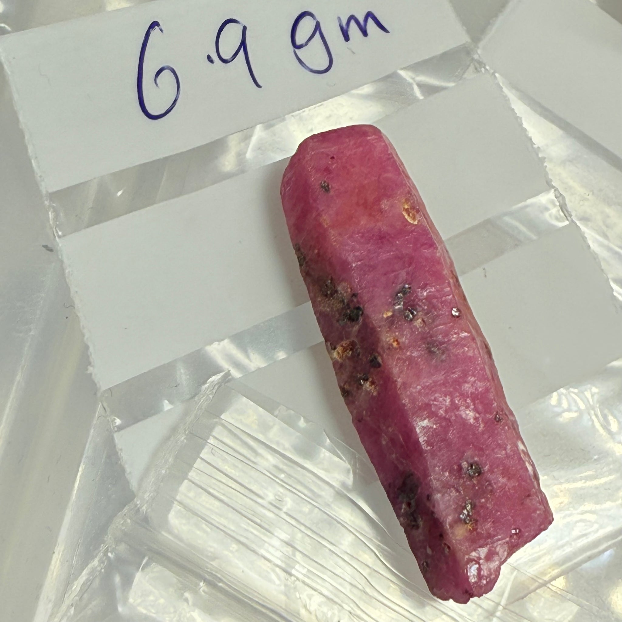 Sapphire Crystal, 6.90gm, Dodoma, Tanzania, Untreated Unheated