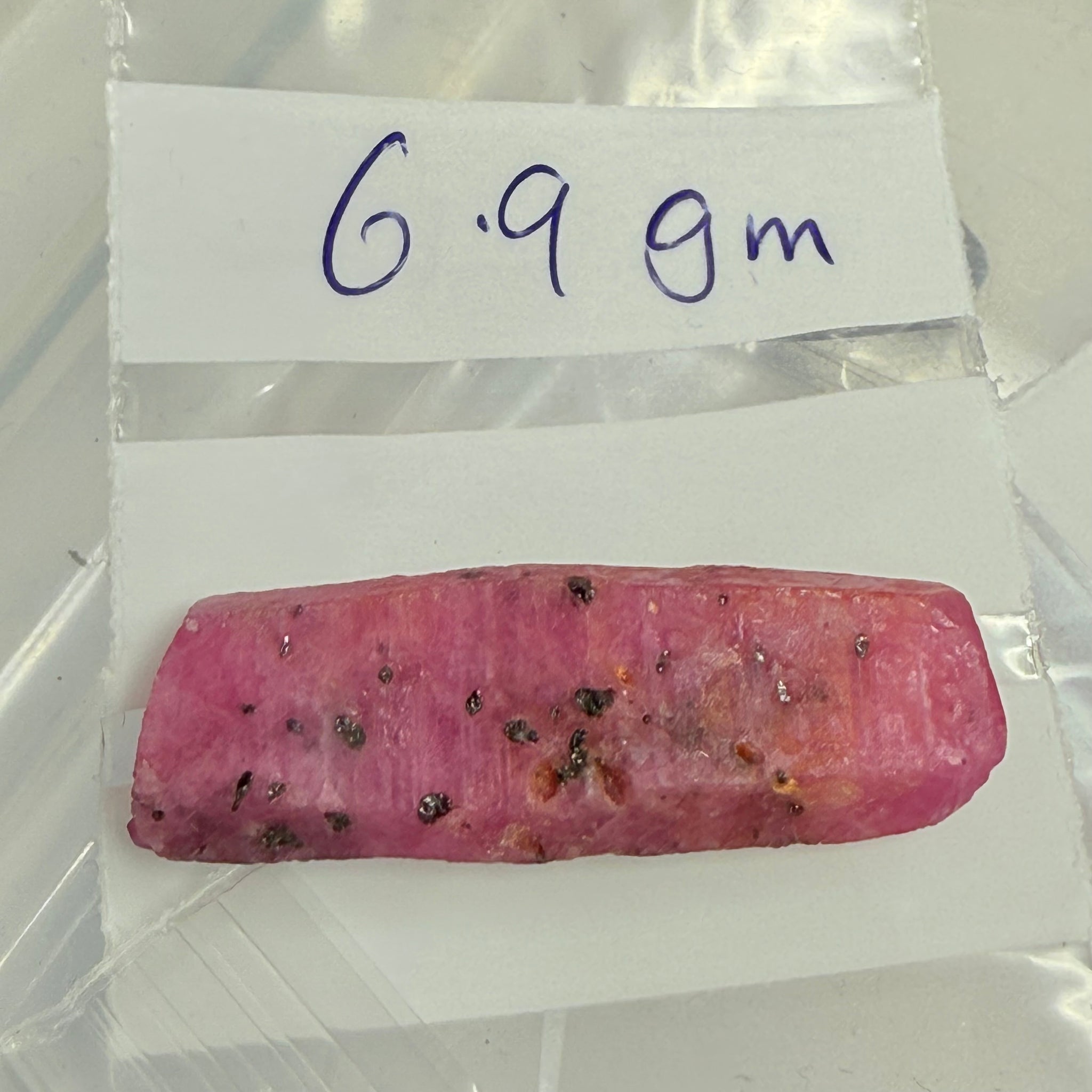 Sapphire Crystal, 6.90gm, Dodoma, Tanzania, Untreated Unheated