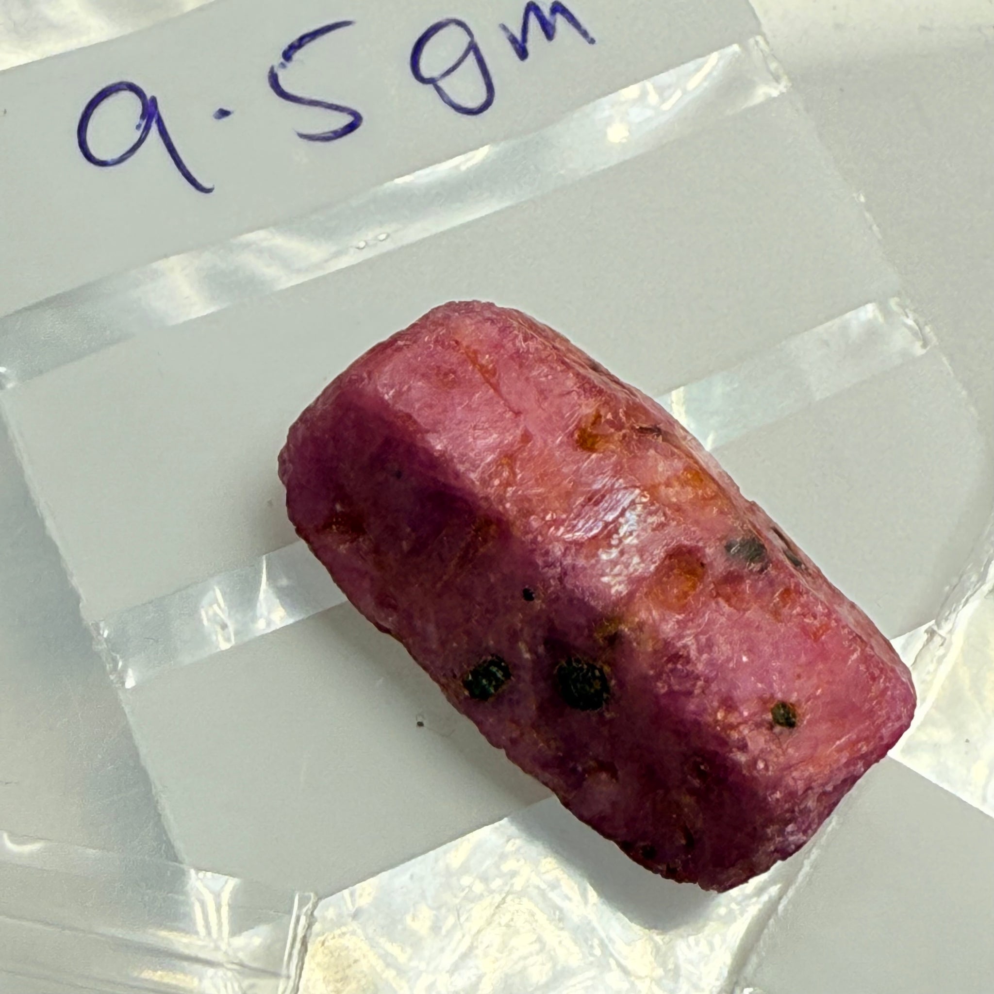 Sapphire Crystal, 9.50gm, Dodoma, Tanzania, Untreated Unheated