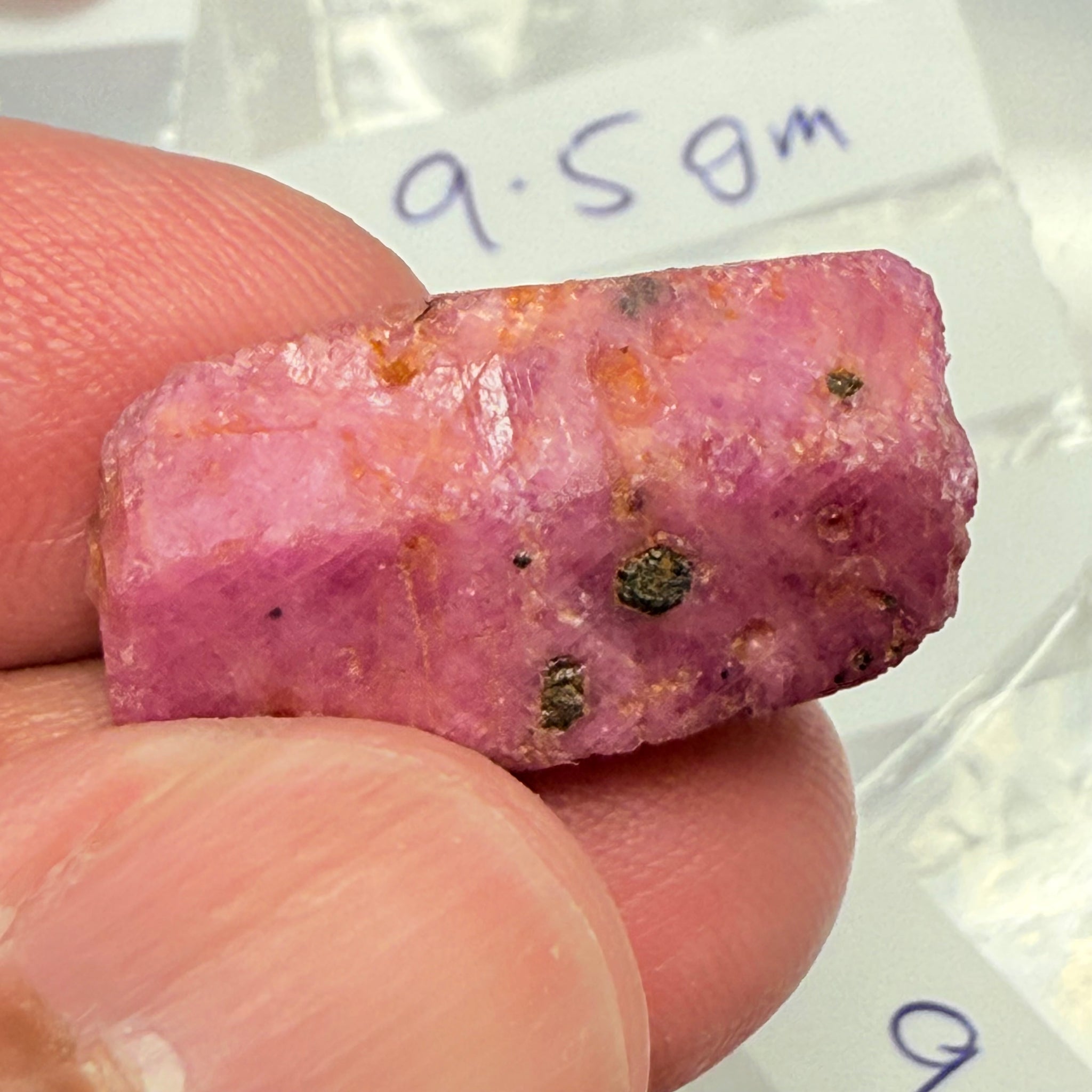 Sapphire Crystal, 9.50gm, Dodoma, Tanzania, Untreated Unheated