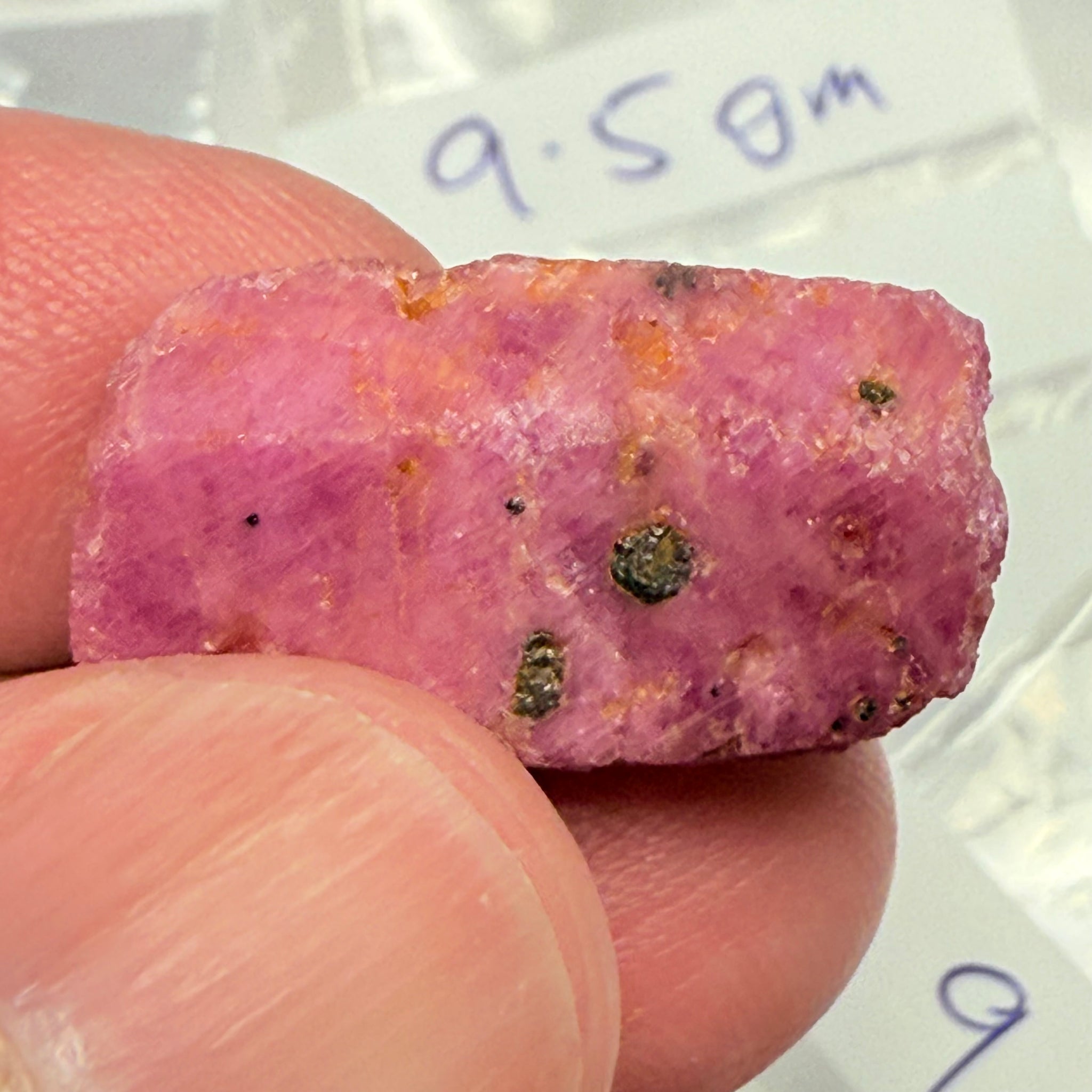 Sapphire Crystal, 9.50gm, Dodoma, Tanzania, Untreated Unheated