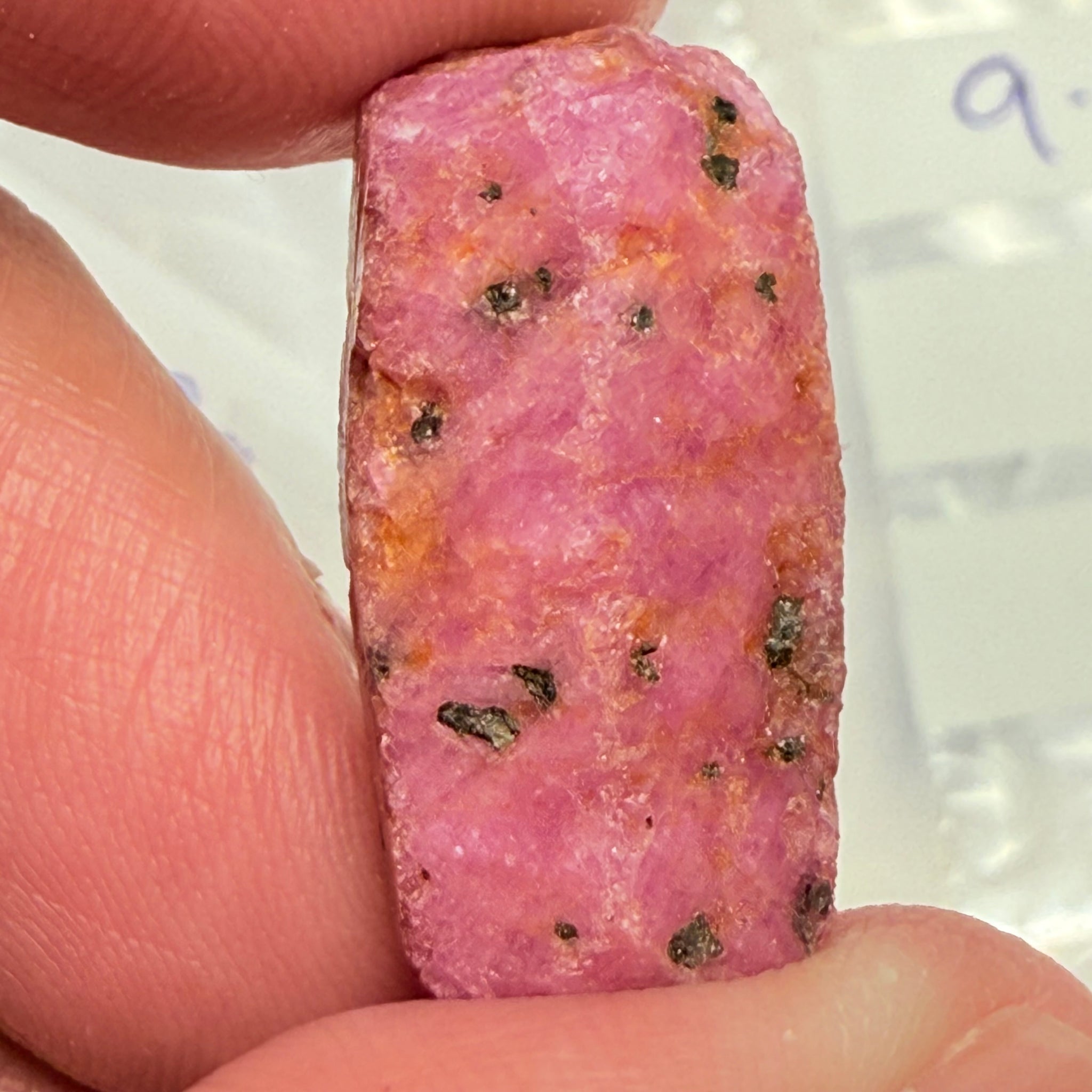 Sapphire Crystal, 9.50gm, Dodoma, Tanzania, Untreated Unheated