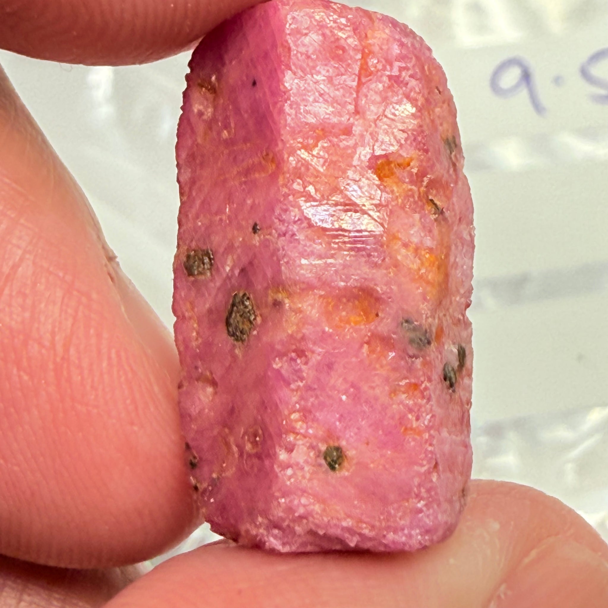 Sapphire Crystal, 9.50gm, Dodoma, Tanzania, Untreated Unheated