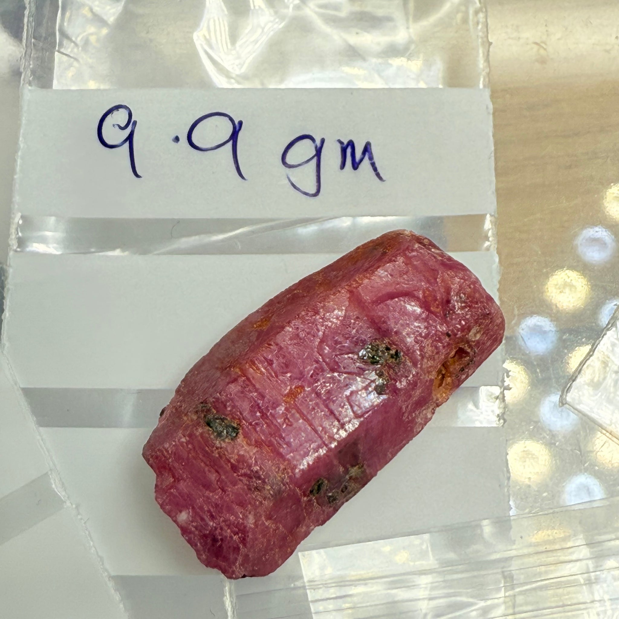 Sapphire Crystal, 9.90gm, Dodoma, Tanzania, Untreated Unheated