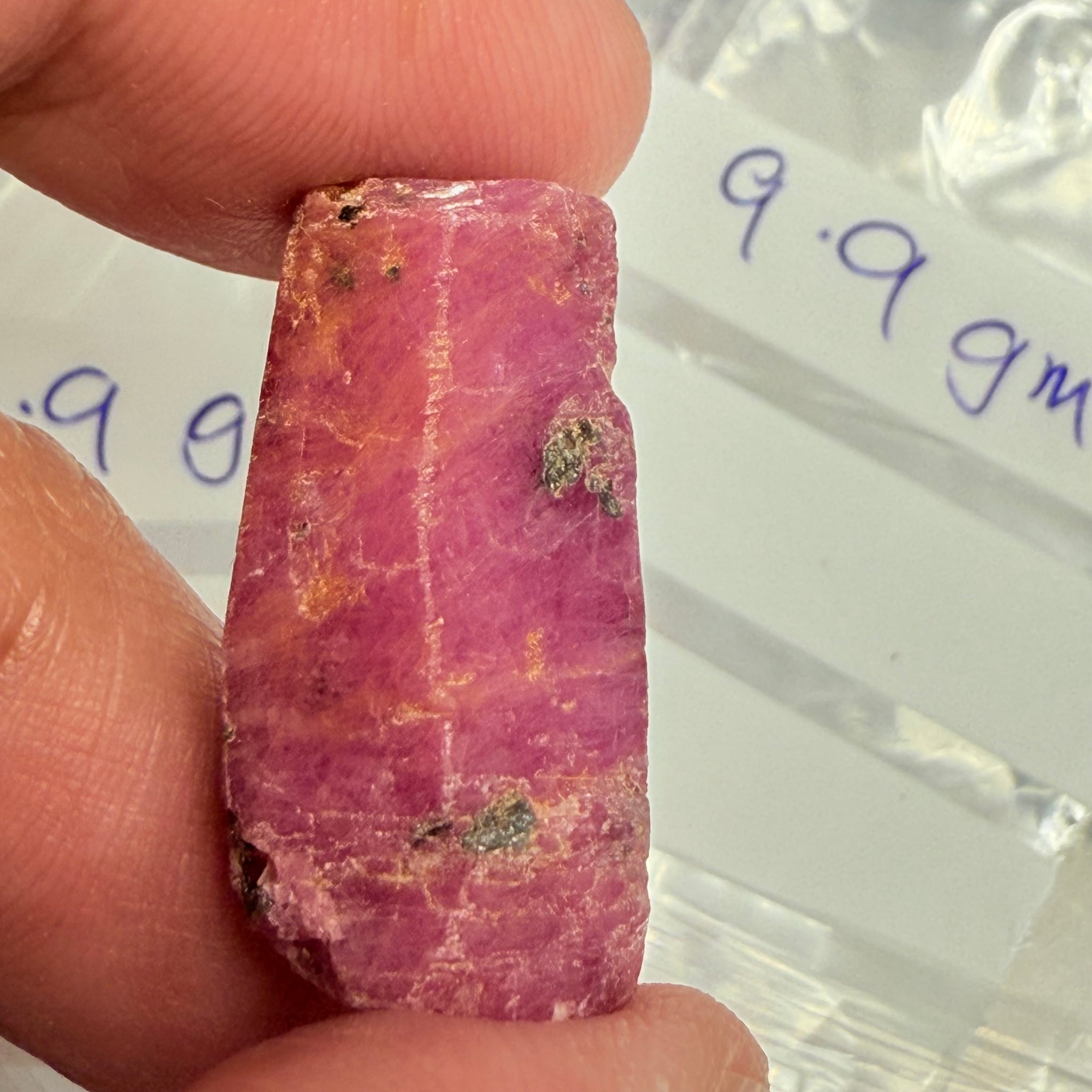 Sapphire Crystal, 9.90gm, Dodoma, Tanzania, Untreated Unheated