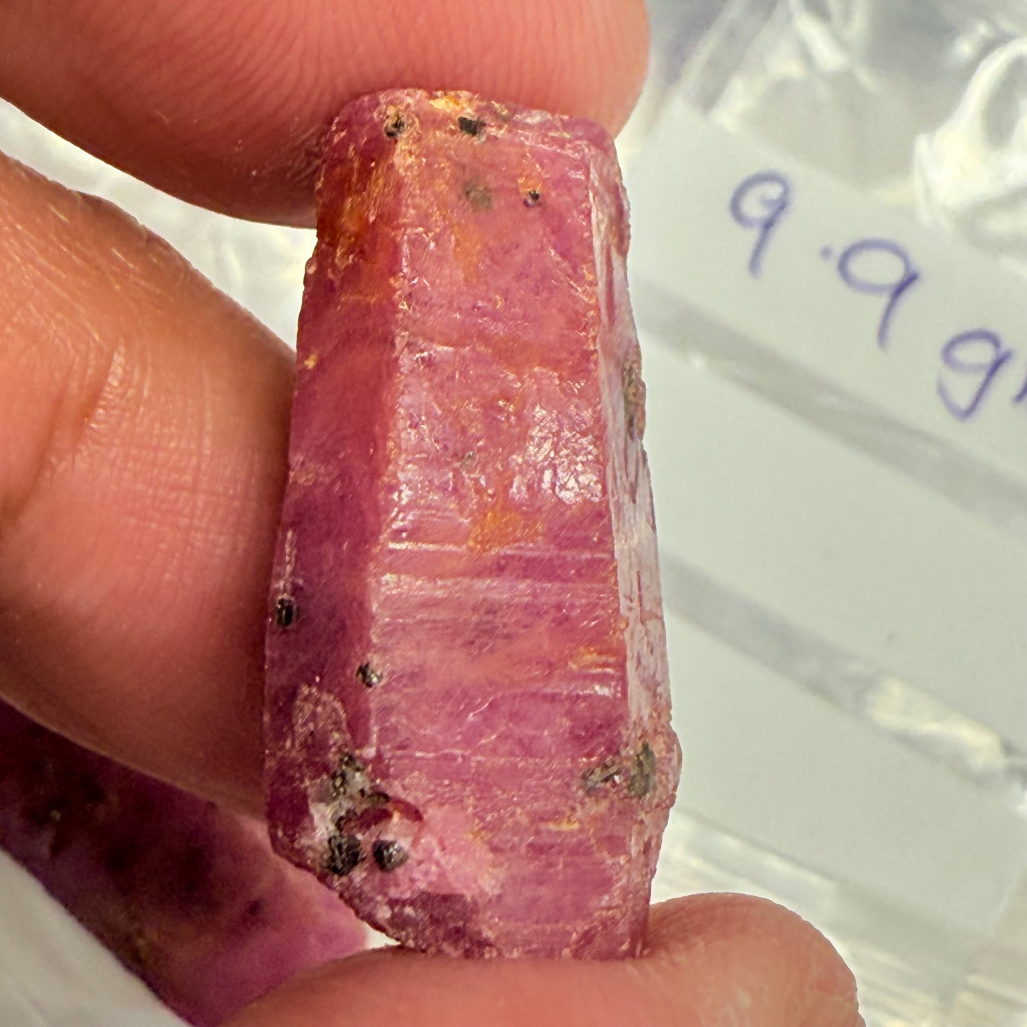 Sapphire Crystal, 9.90gm, Dodoma, Tanzania, Untreated Unheated