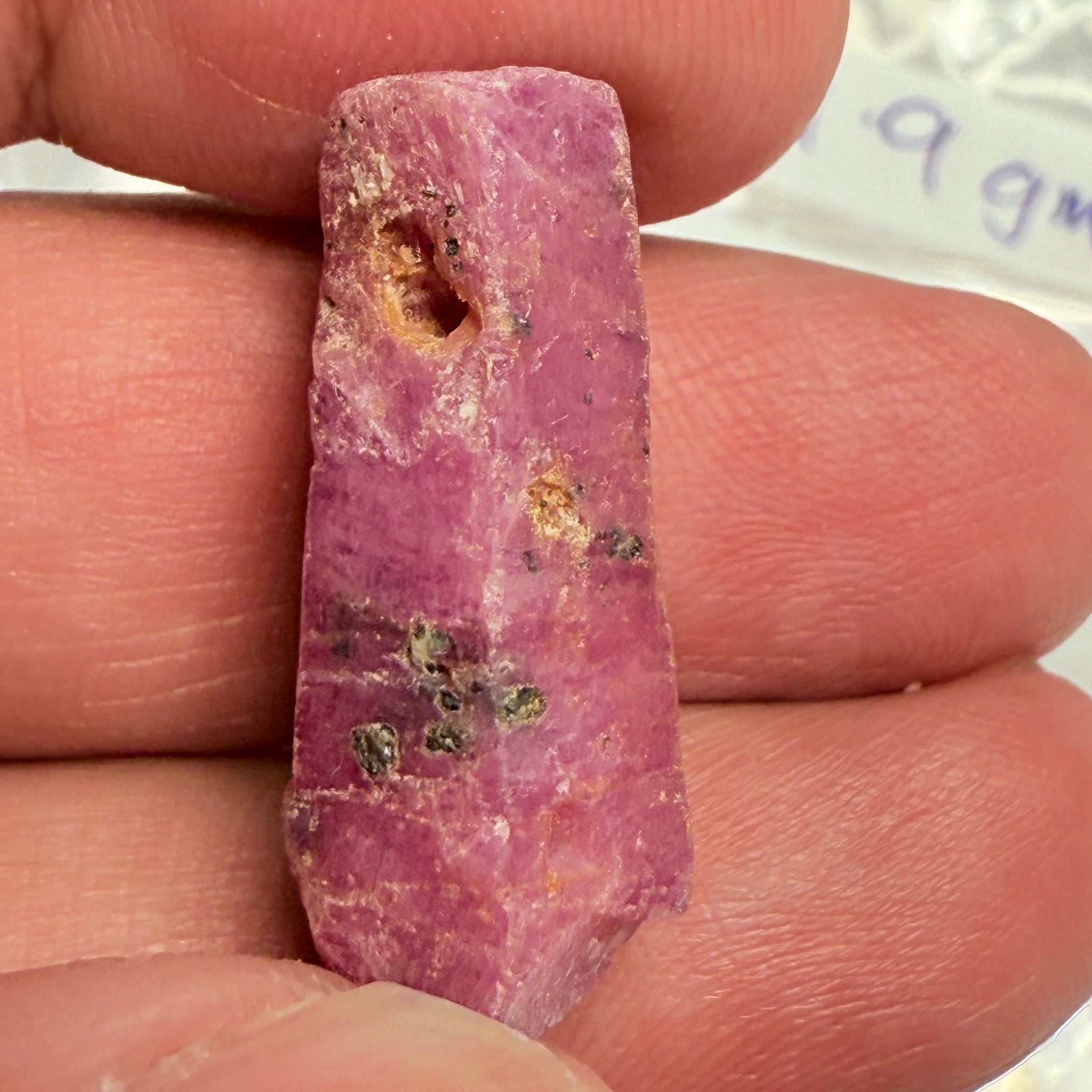 Sapphire Crystal, 9.90gm, Dodoma, Tanzania, Untreated Unheated