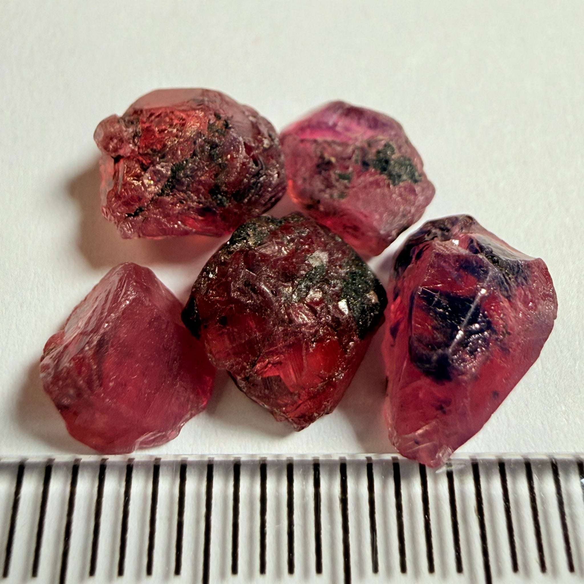 Winza Sapphire Lot, 12.24ct, Winza, Tanzania, Untreated Unheated. Too included to facet but set them in jewellery as is