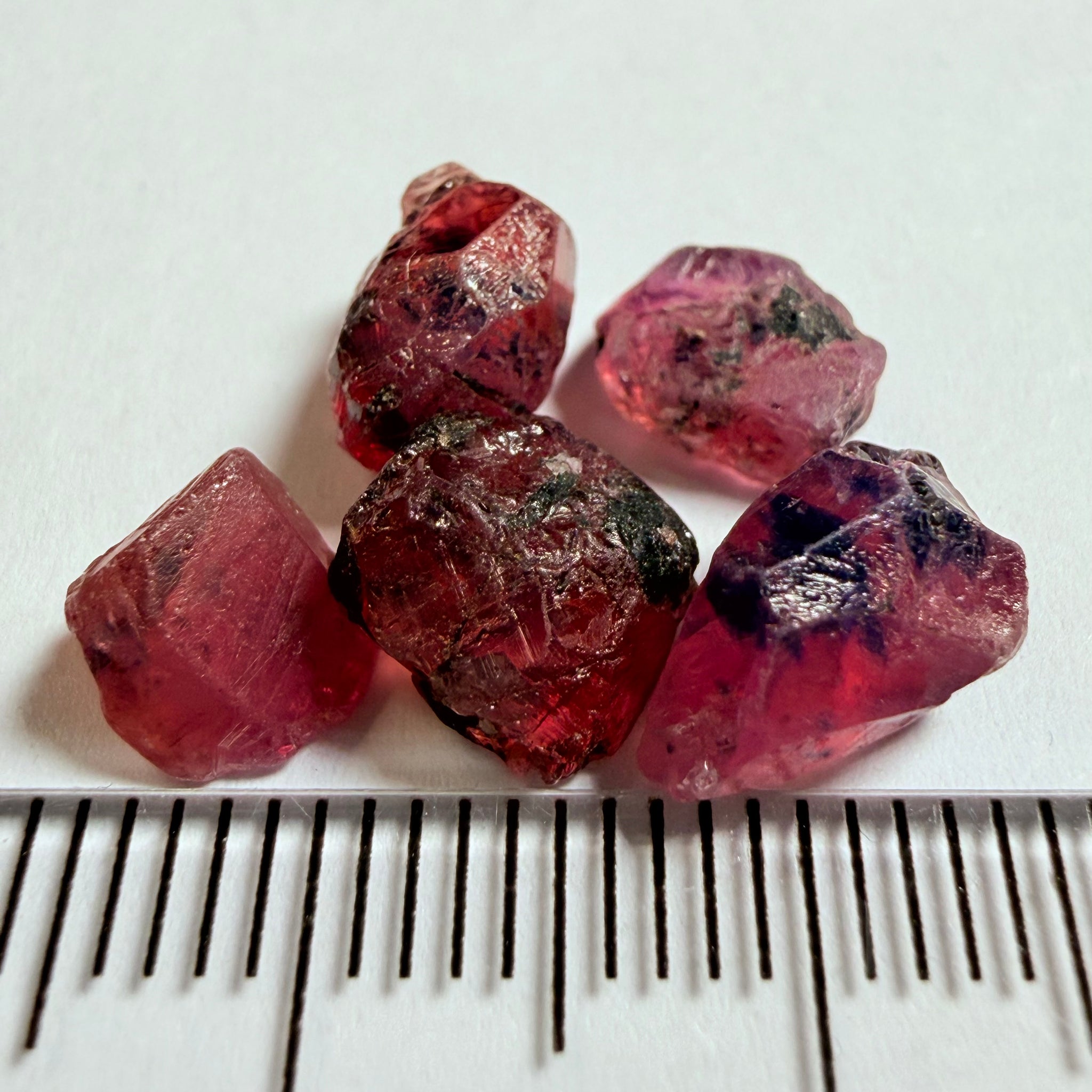 Winza Sapphire Lot, 12.24ct, Winza, Tanzania, Untreated Unheated. Too included to facet but set them in jewellery as is
