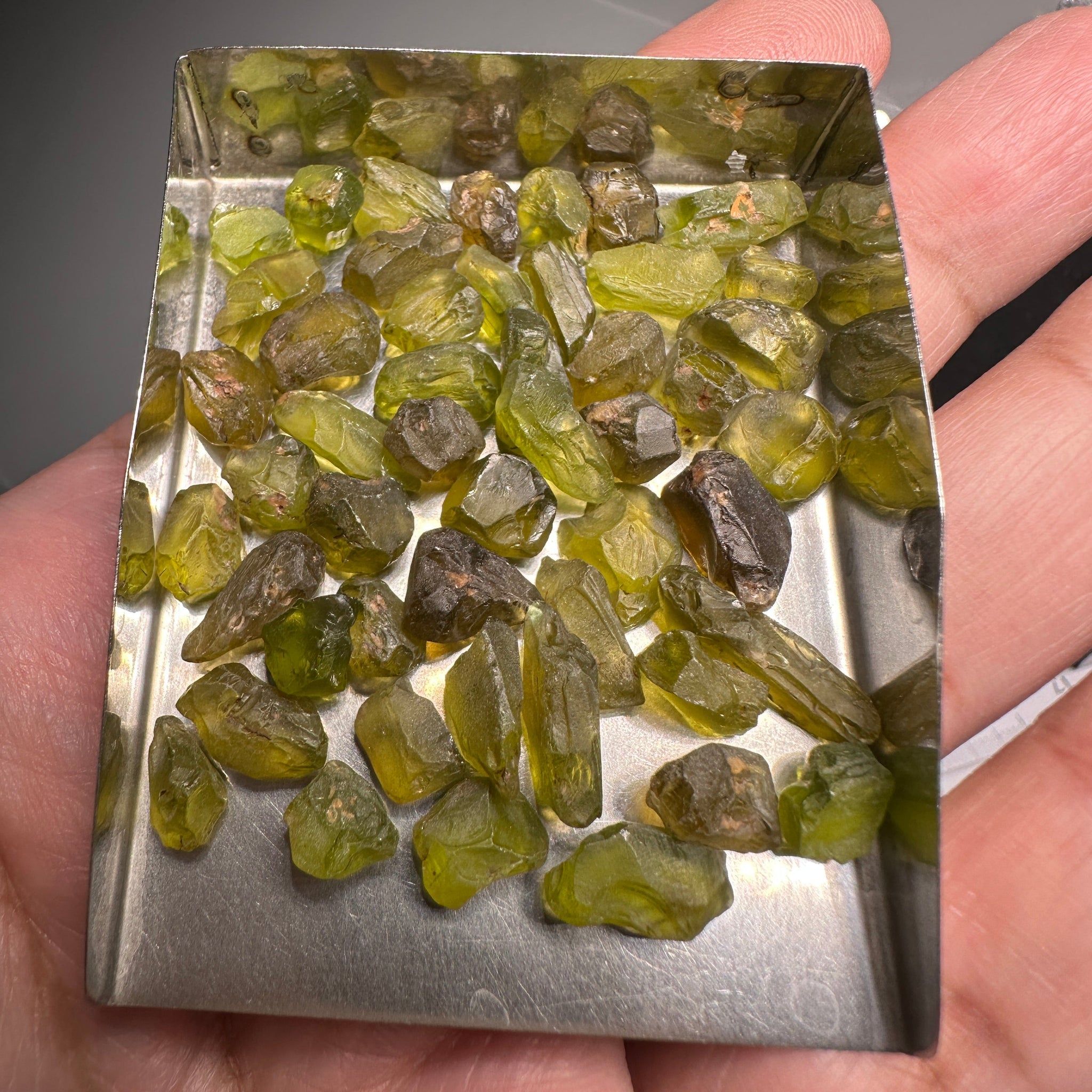 Tanzanian Peridot Lot, 110.23ct, 1.41ct - 4.35ct, VVS-IF, Untreated Unheated