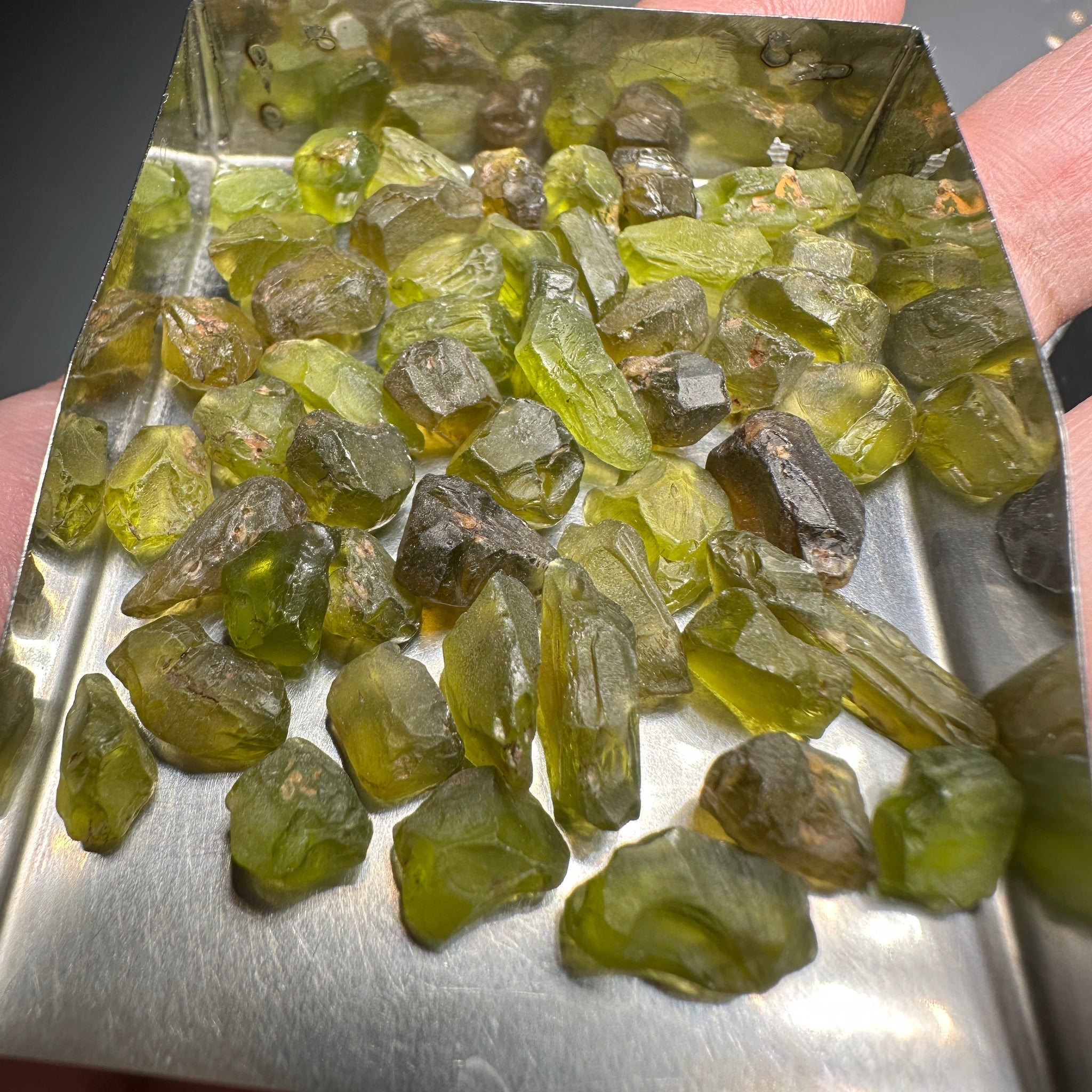 Tanzanian Peridot Lot, 110.23ct, 1.41ct - 4.35ct, VVS-IF, Untreated Unheated
