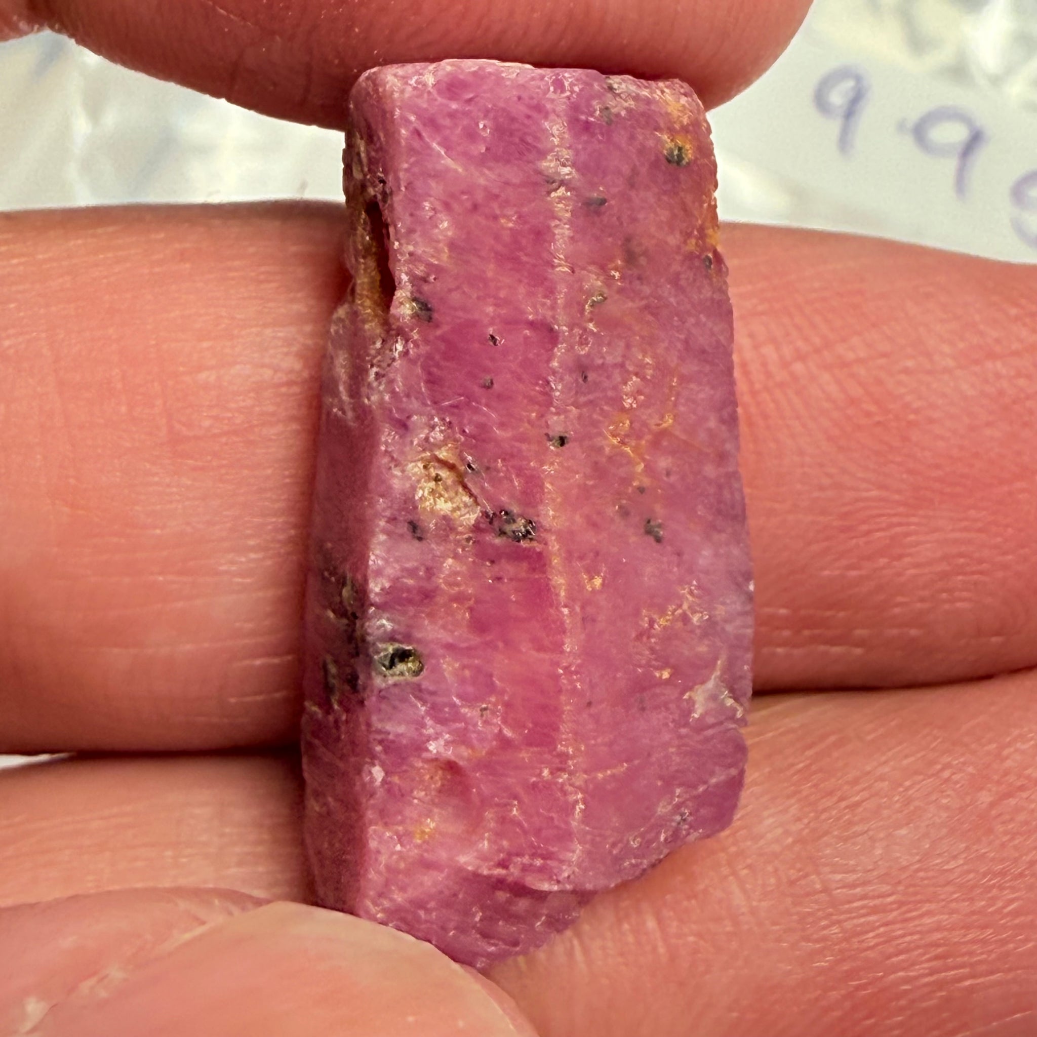 Sapphire Crystal, 9.90gm, Dodoma, Tanzania, Untreated Unheated