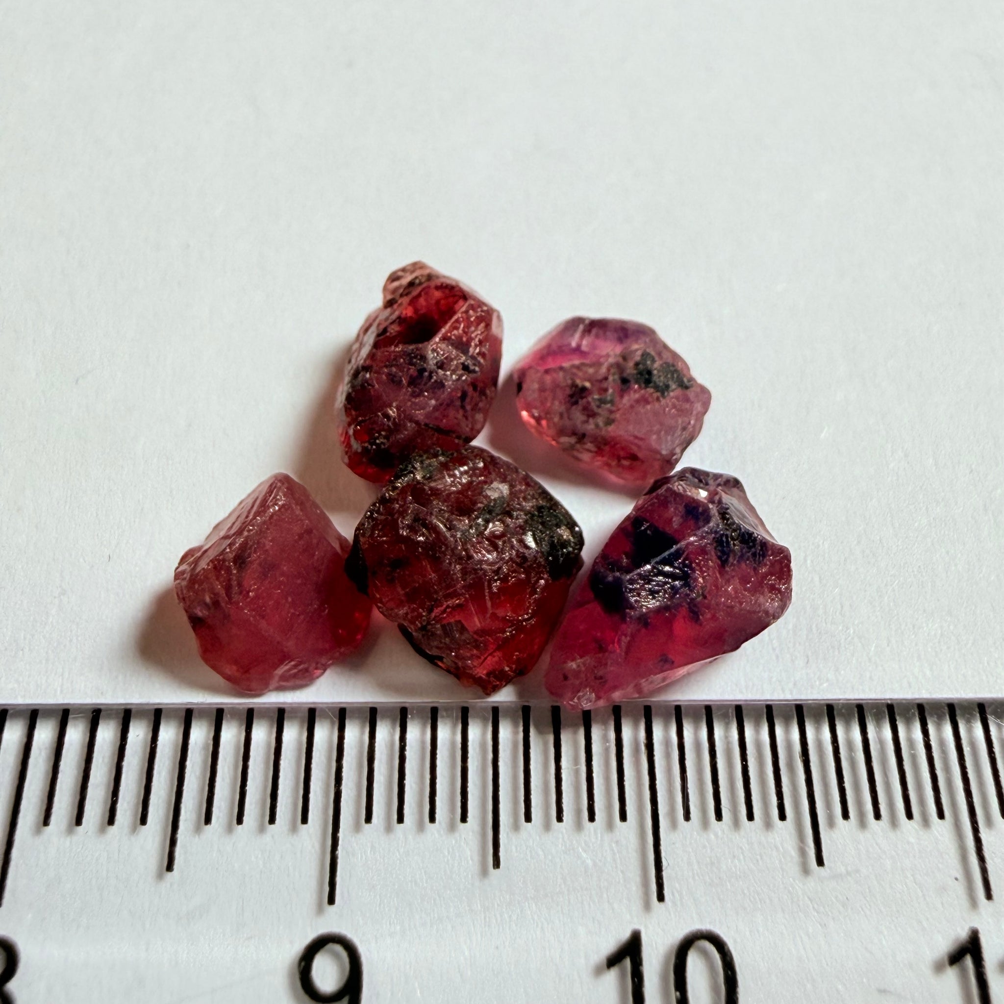 Winza Sapphire Lot, 12.24ct, Winza, Tanzania, Untreated Unheated. Too included to facet but set them in jewellery as is