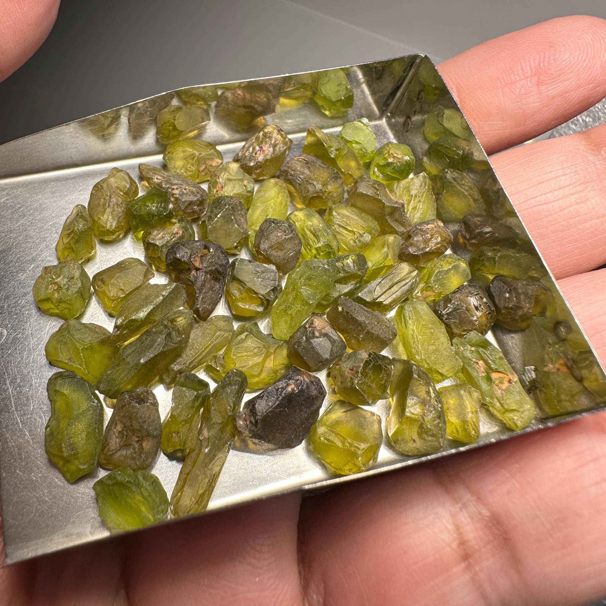 Tanzanian Peridot Lot, 110.23ct, 1.41ct - 4.35ct, VVS-IF, Untreated Unheated
