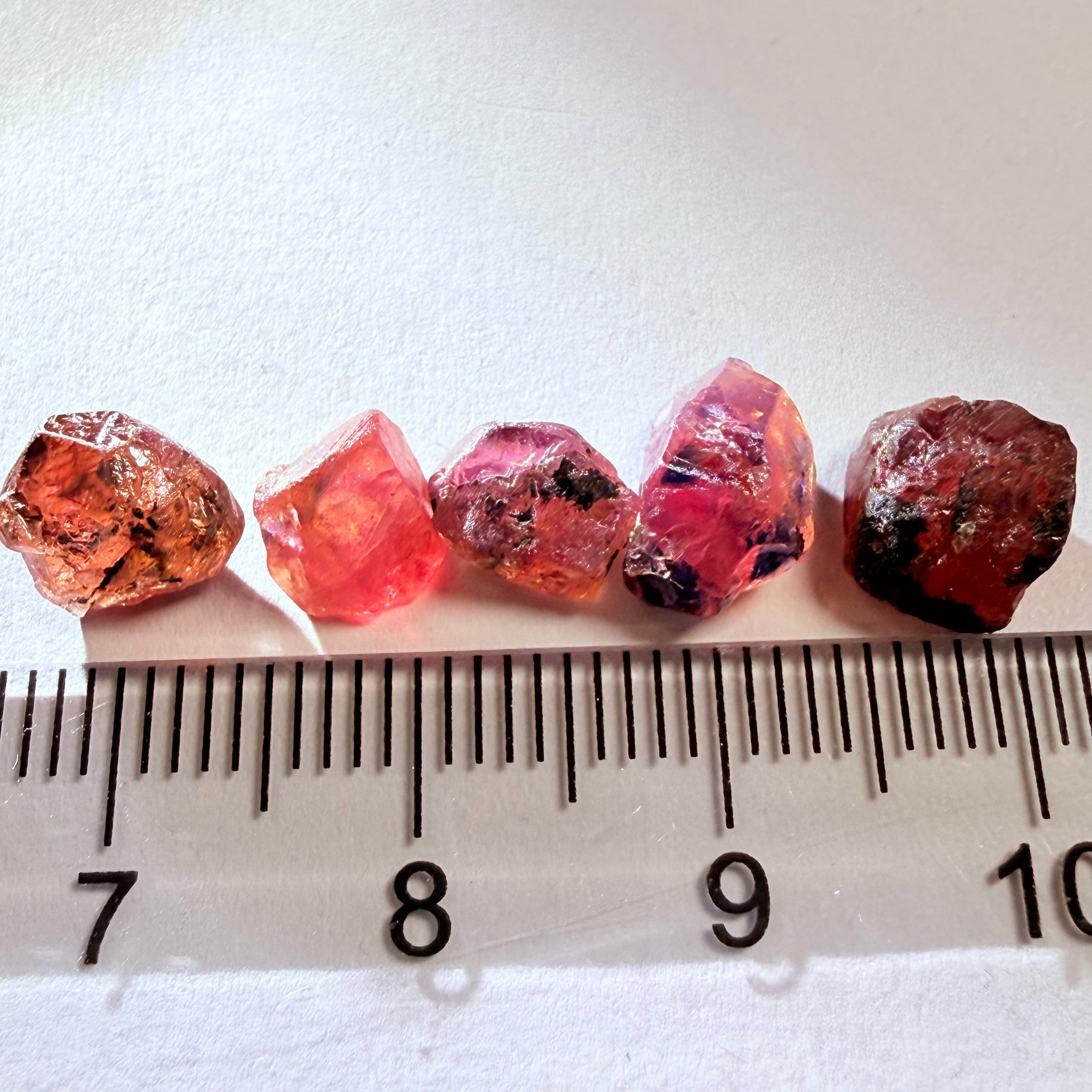 Winza Sapphire Lot, 12.24ct, Winza, Tanzania, Untreated Unheated. Too included to facet but set them in jewellery as is