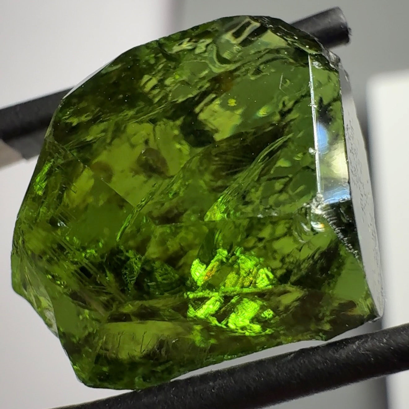 Chrome Tourmaline Crystal, 21.78ct, Landanai, Tanzania, Untreated Unheated