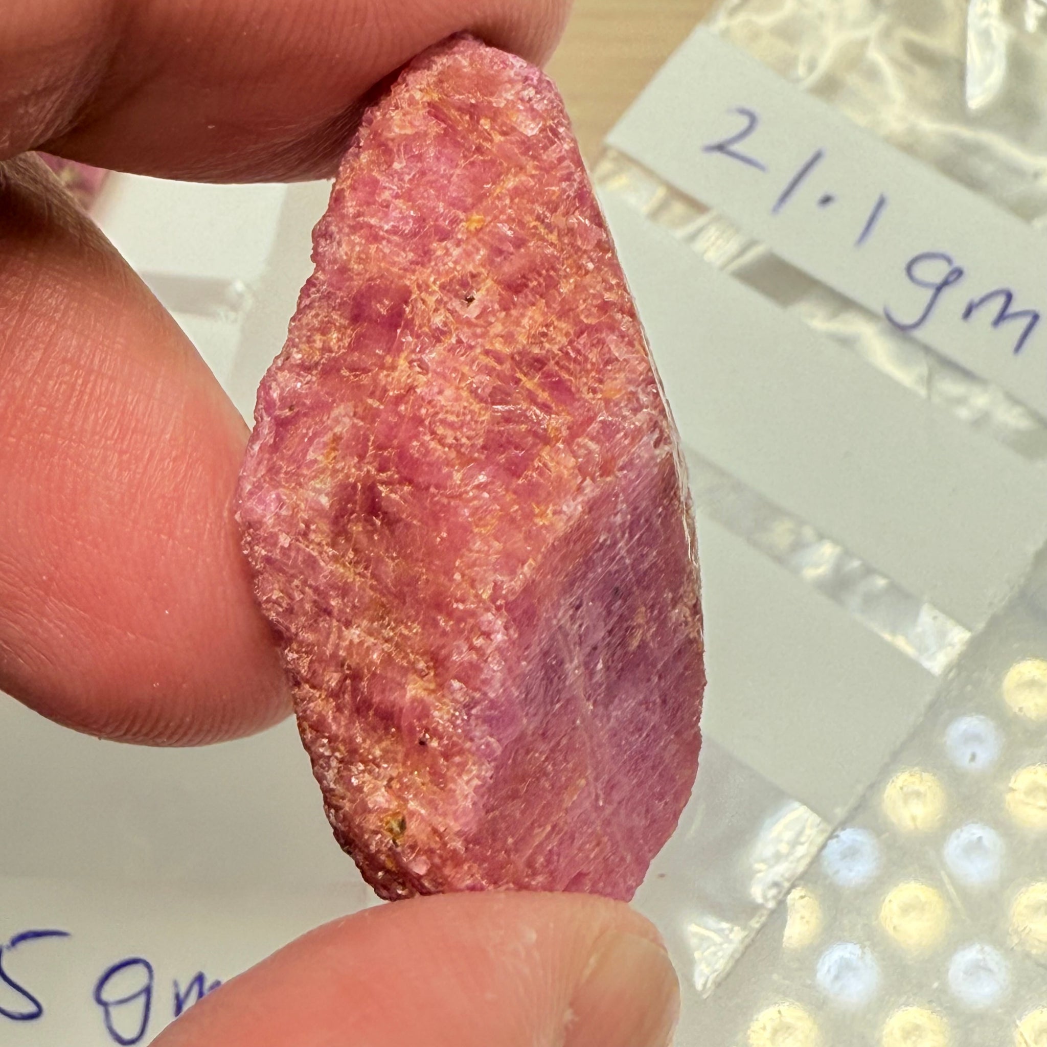 Sapphire Crystal, 21.00gm, Dodoma, Tanzania, Untreated Unheated