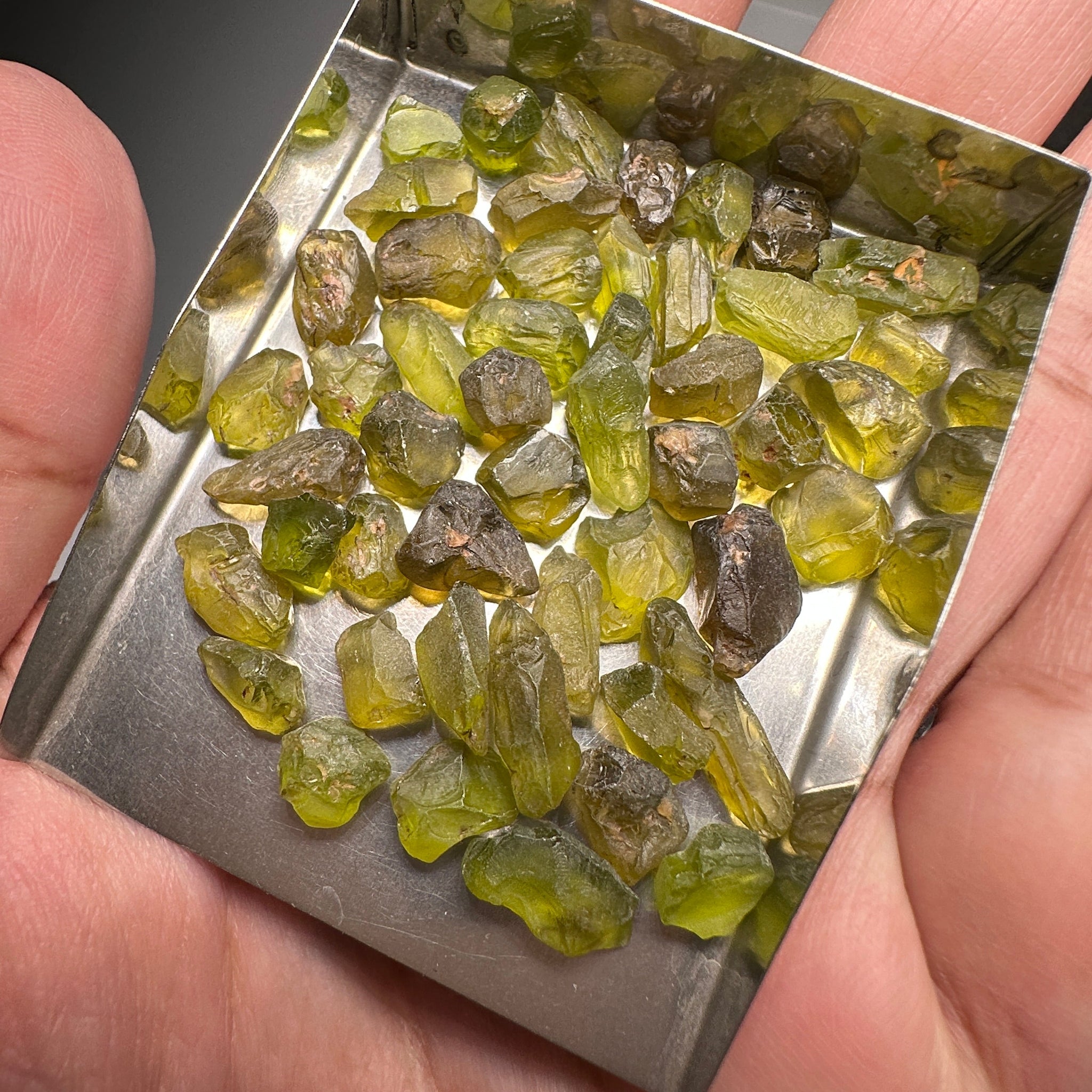Tanzanian Peridot Lot, 110.23ct, 1.41ct - 4.35ct, VVS-IF, Untreated Unheated