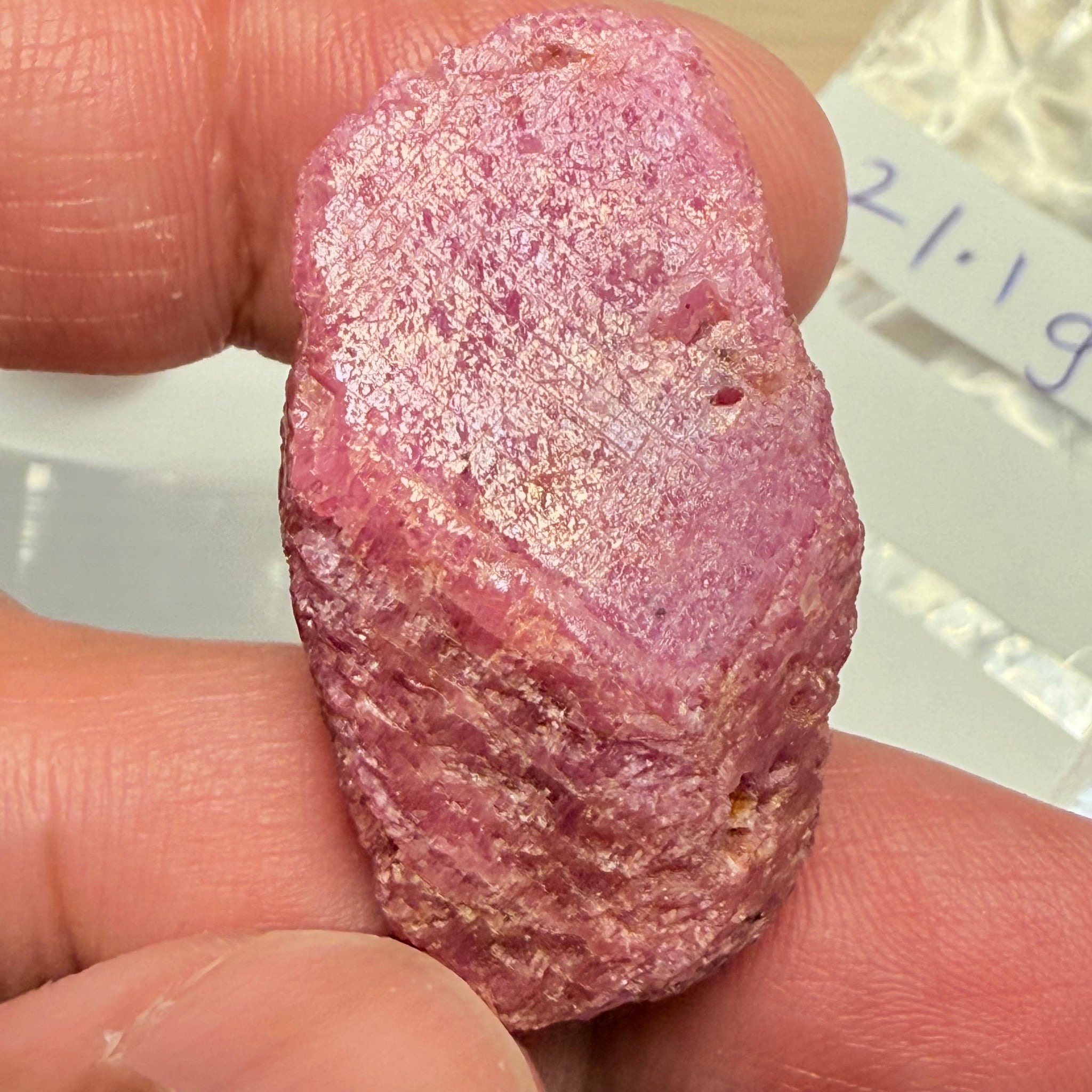 Sapphire Crystal, 21.00gm, Dodoma, Tanzania, Untreated Unheated