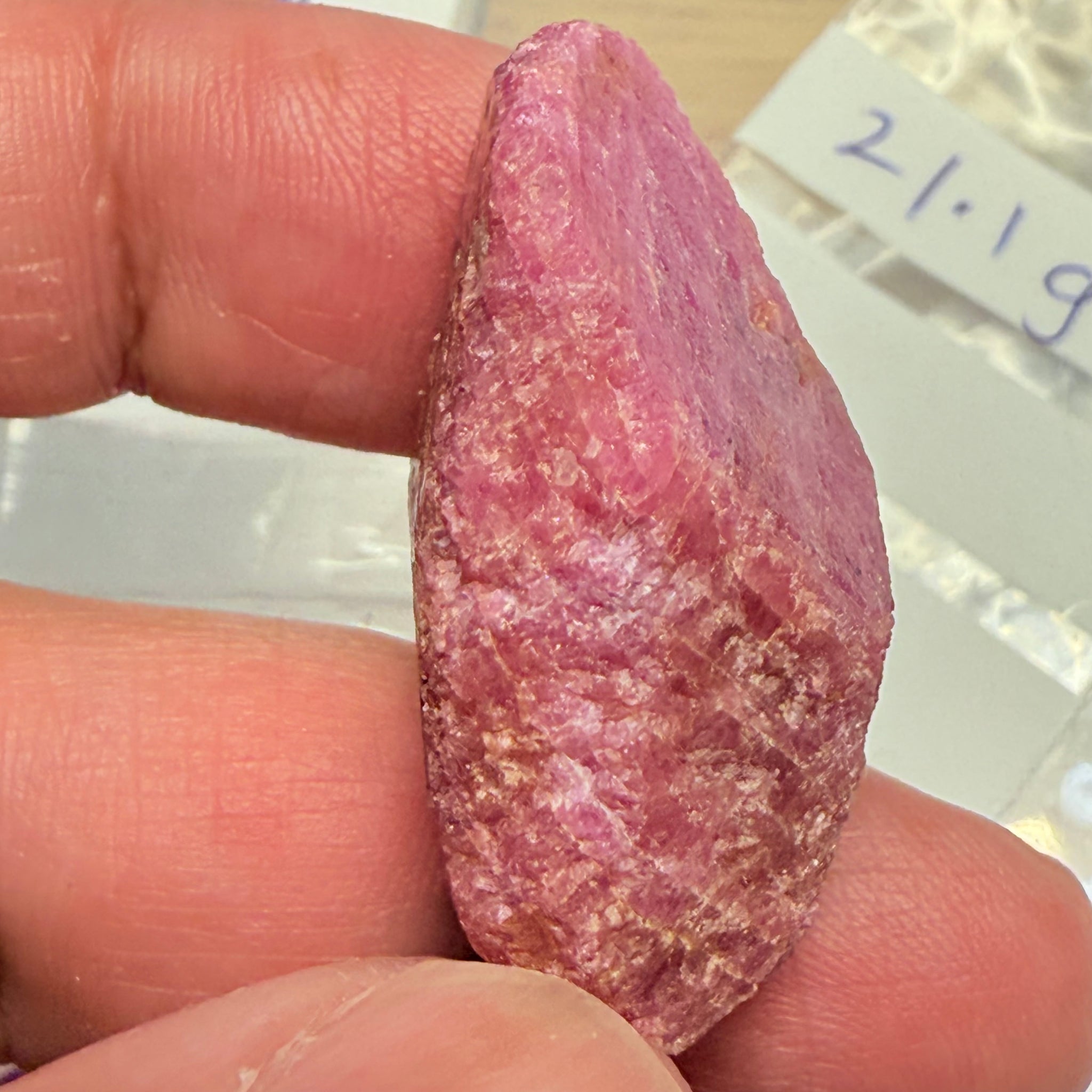 Sapphire Crystal, 21.00gm, Dodoma, Tanzania, Untreated Unheated