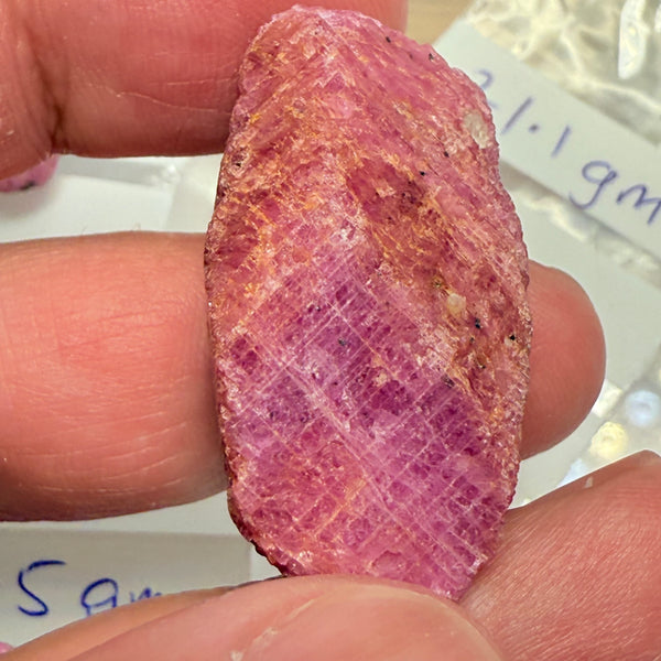 Sapphire Crystal, 21.00gm, Dodoma, Tanzania, Untreated Unheated