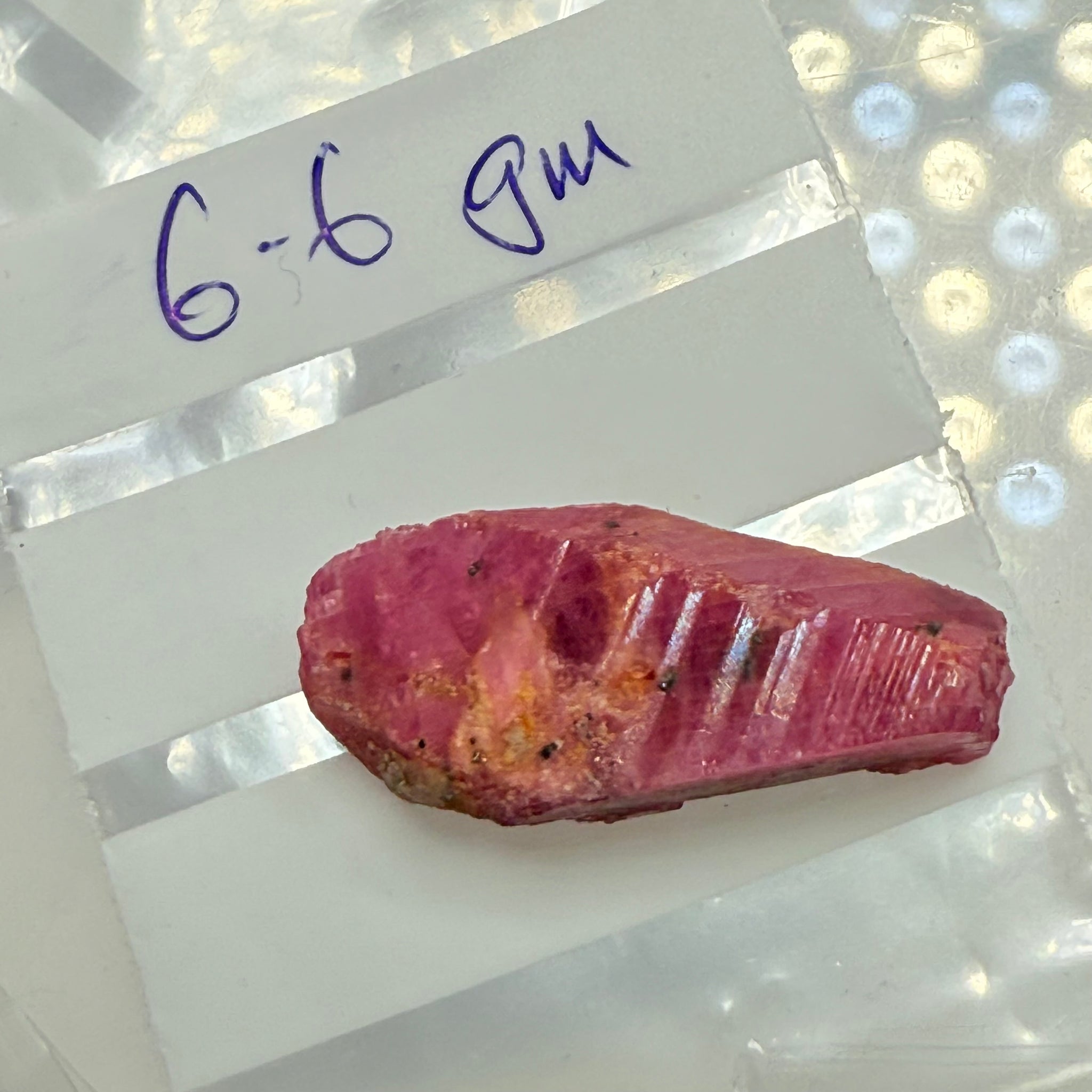 Sapphire Crystal, 6.60gm, Dodoma, Tanzania, Untreated Unheated