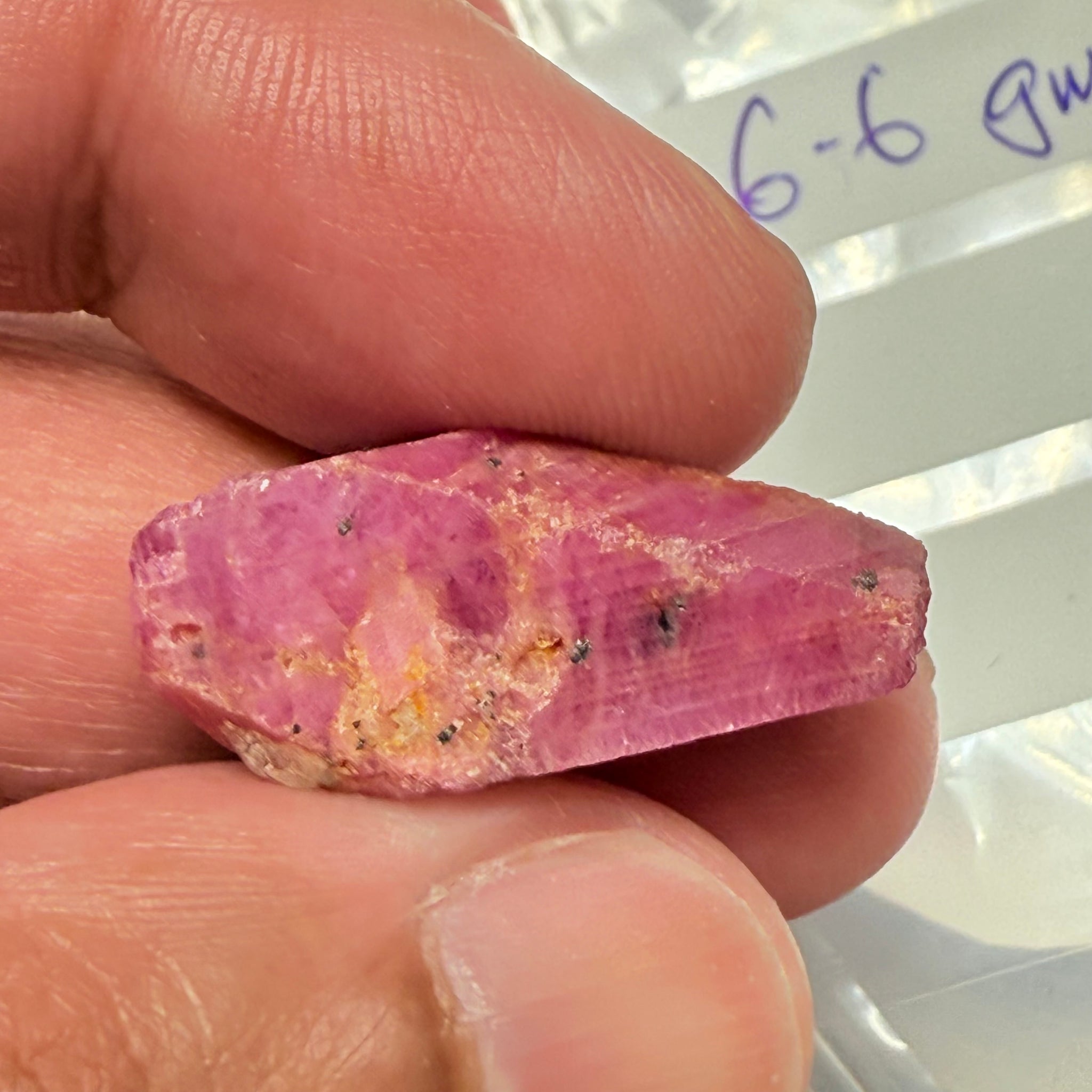 Sapphire Crystal, 6.60gm, Dodoma, Tanzania, Untreated Unheated