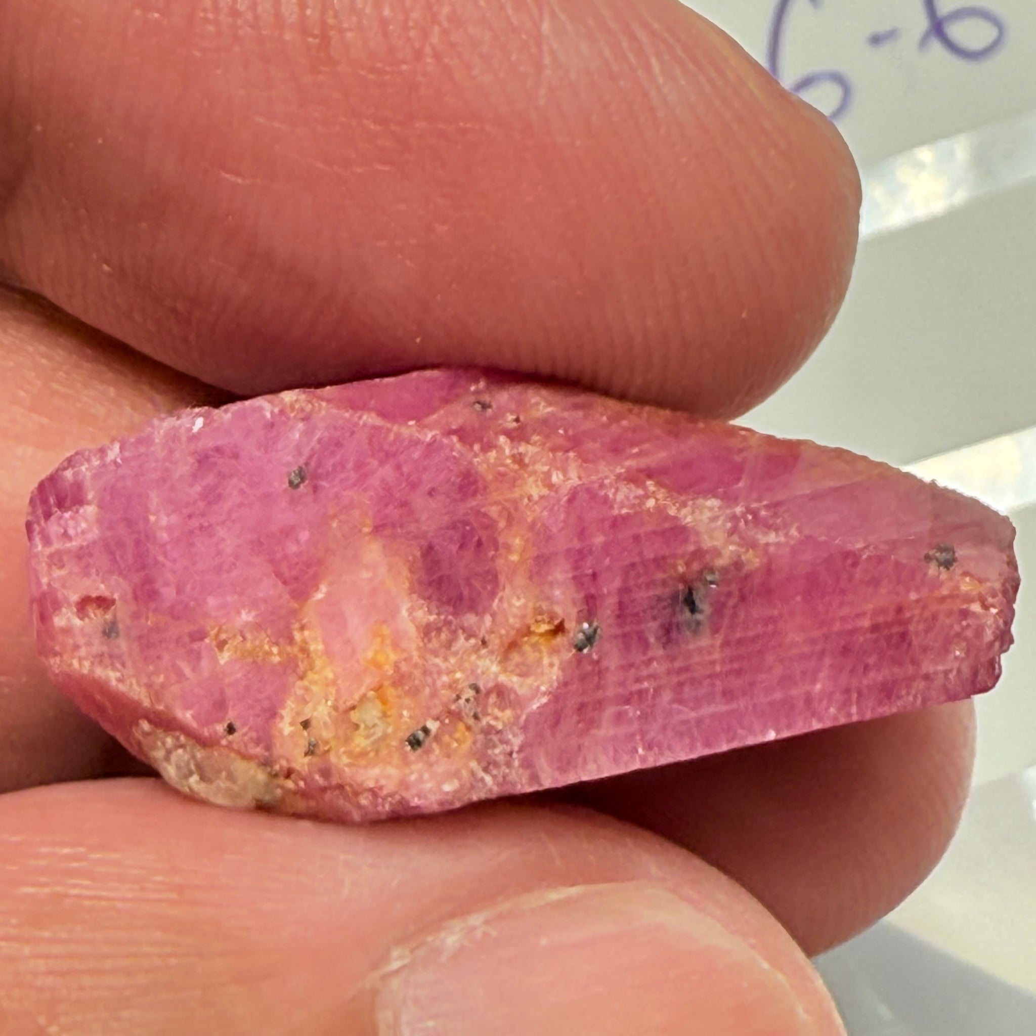 Sapphire Crystal, 6.60gm, Dodoma, Tanzania, Untreated Unheated