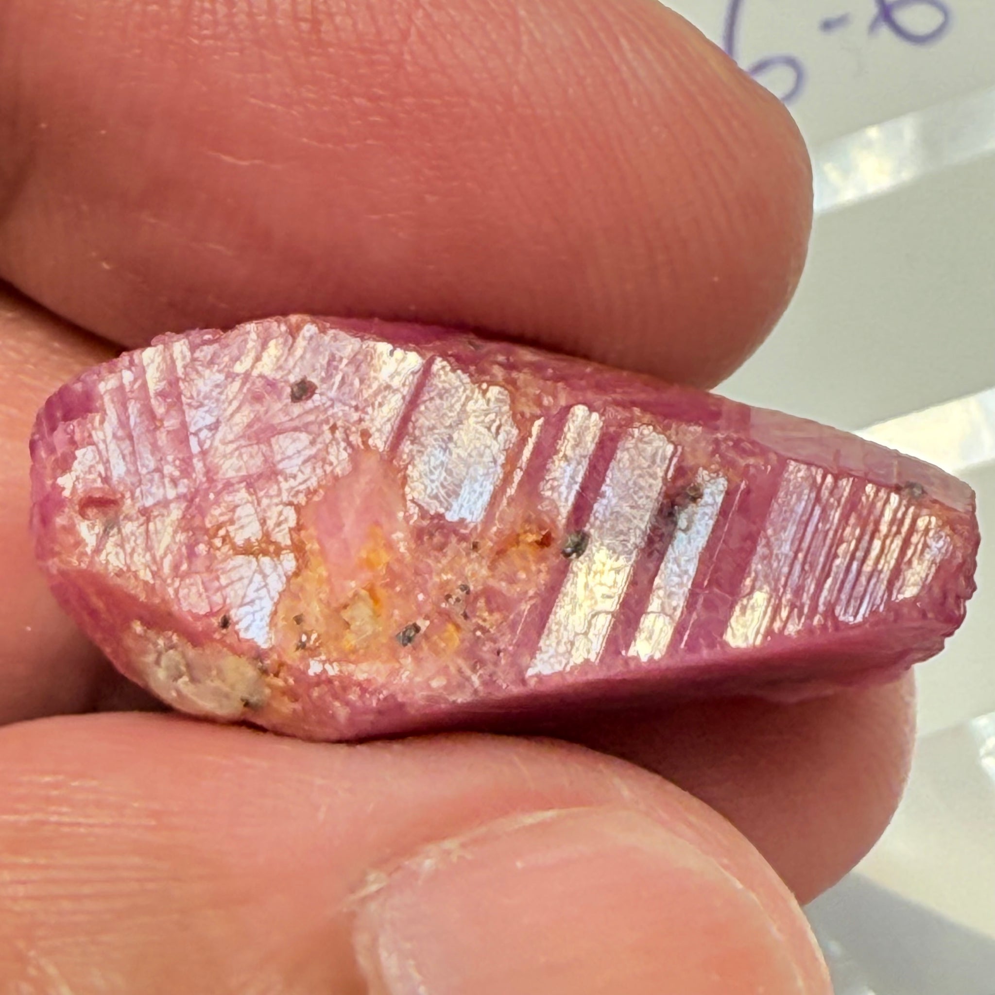 Sapphire Crystal, 6.60gm, Dodoma, Tanzania, Untreated Unheated