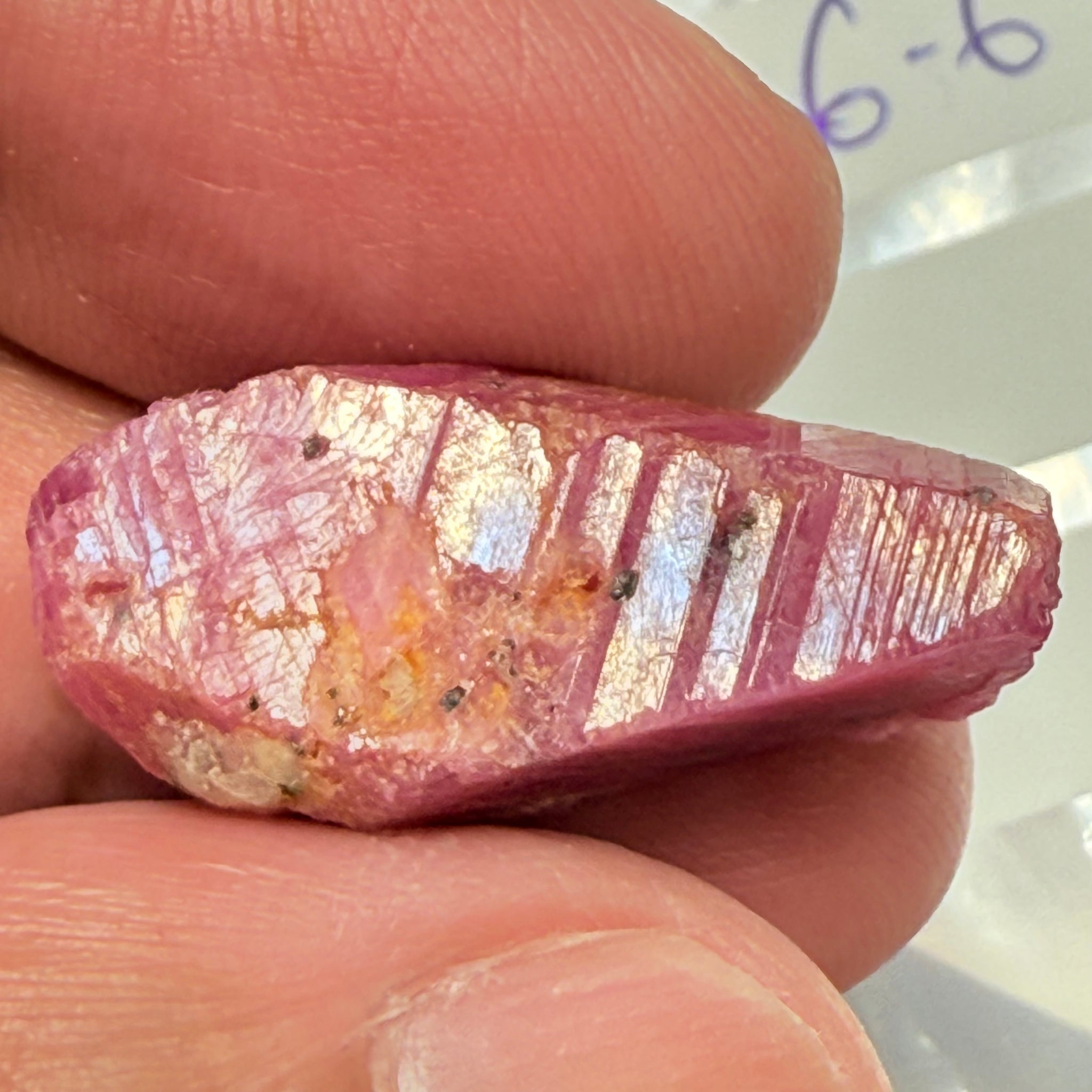 Sapphire Crystal, 6.60gm, Dodoma, Tanzania, Untreated Unheated