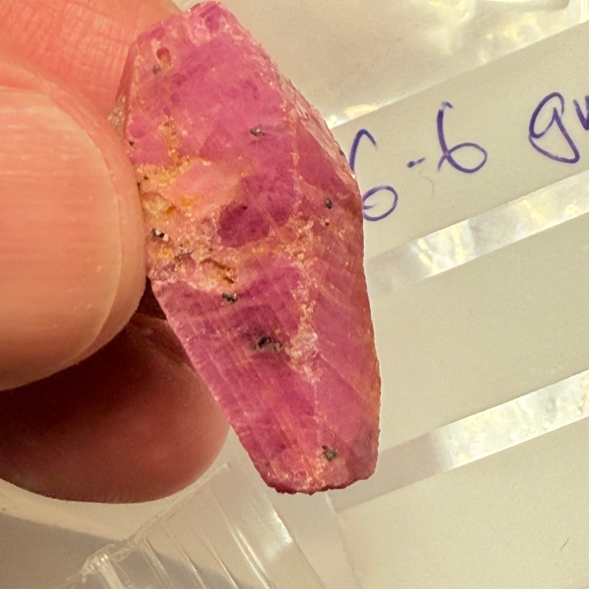 Sapphire Crystal, 6.60gm, Dodoma, Tanzania, Untreated Unheated